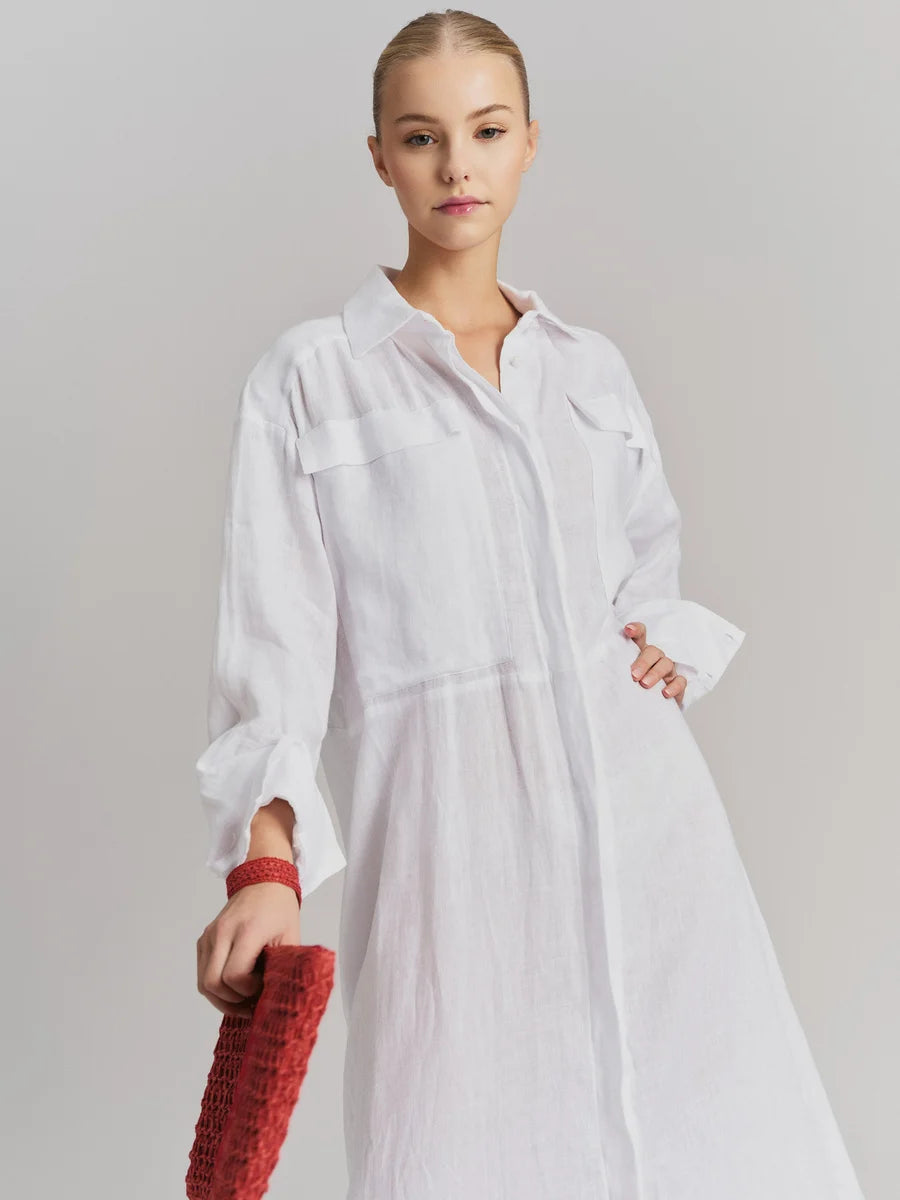 Mim straw clutch rød