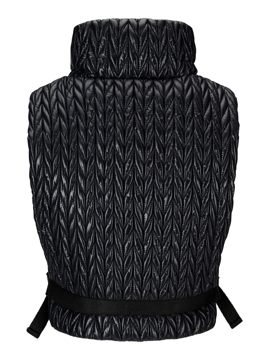 Bonnie Braided Down Vest Black
