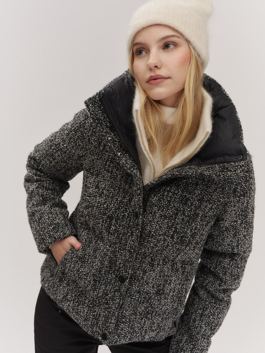 Indie Tweed Jacket Black/White