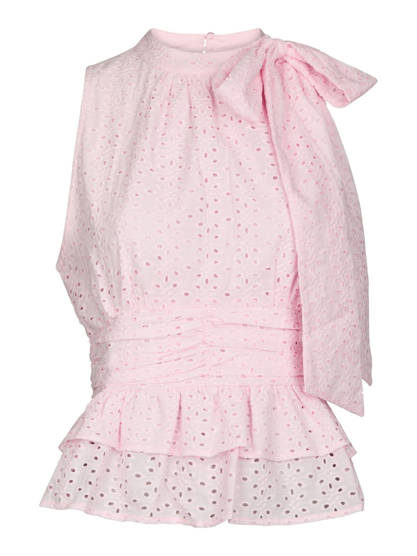 Ansol Emb Top Light Pink