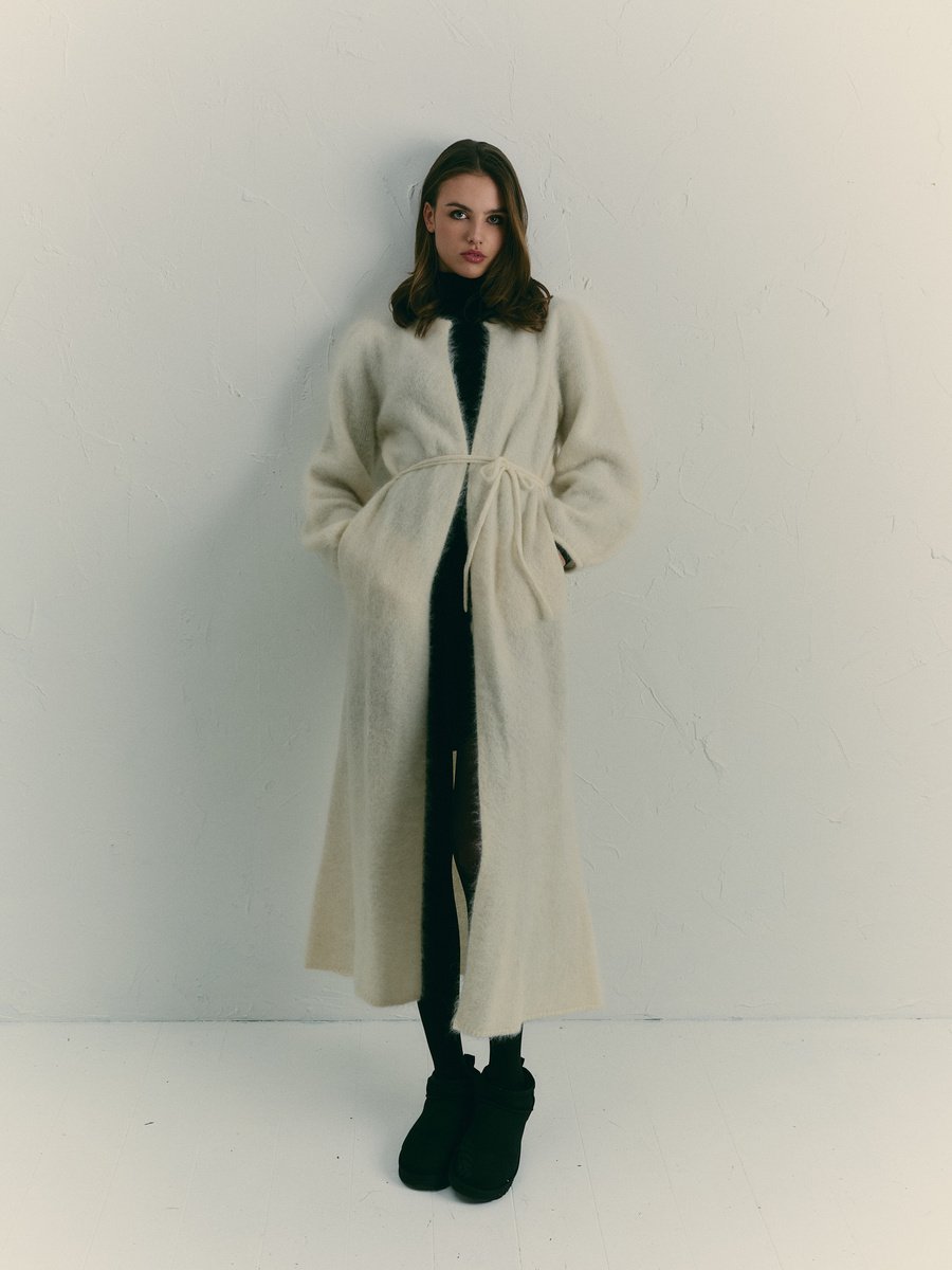 Olivia Chunky Cardigan Bright White