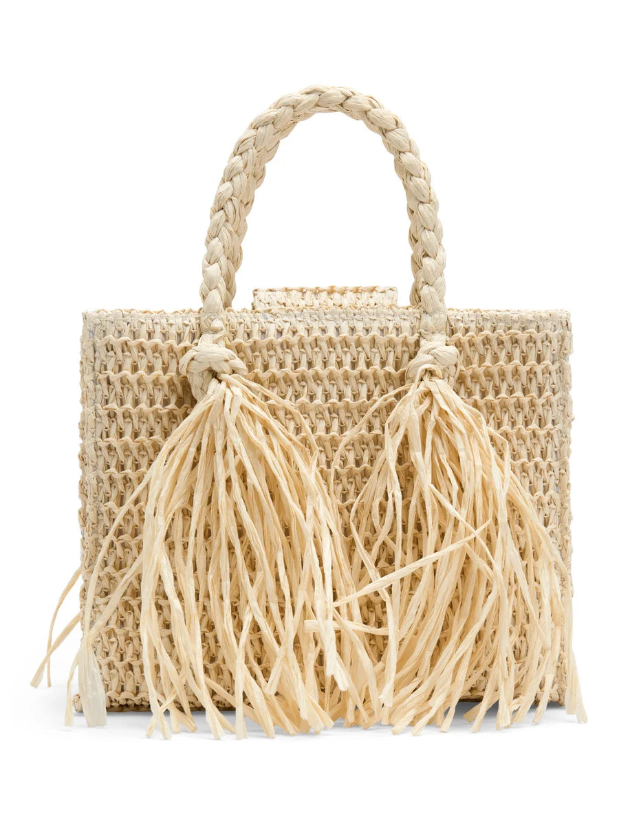 Sigrid Straw Bag Beige
