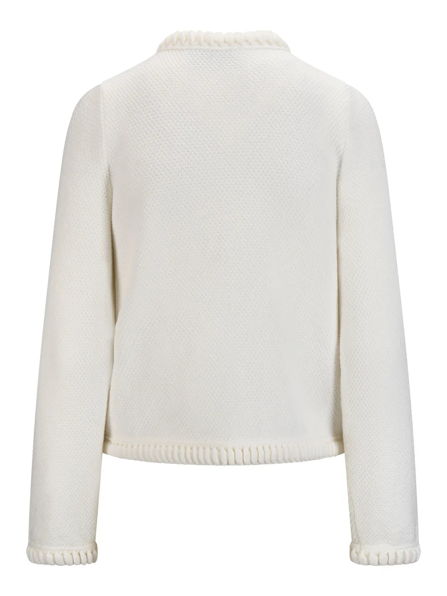 Claire Cotton Cardigan Hvit