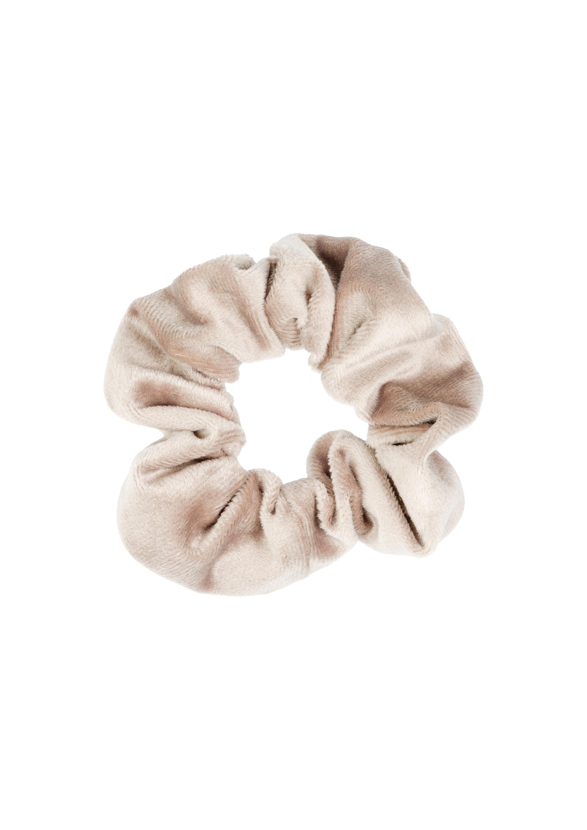 Velvet Scrunchie Dark Sand