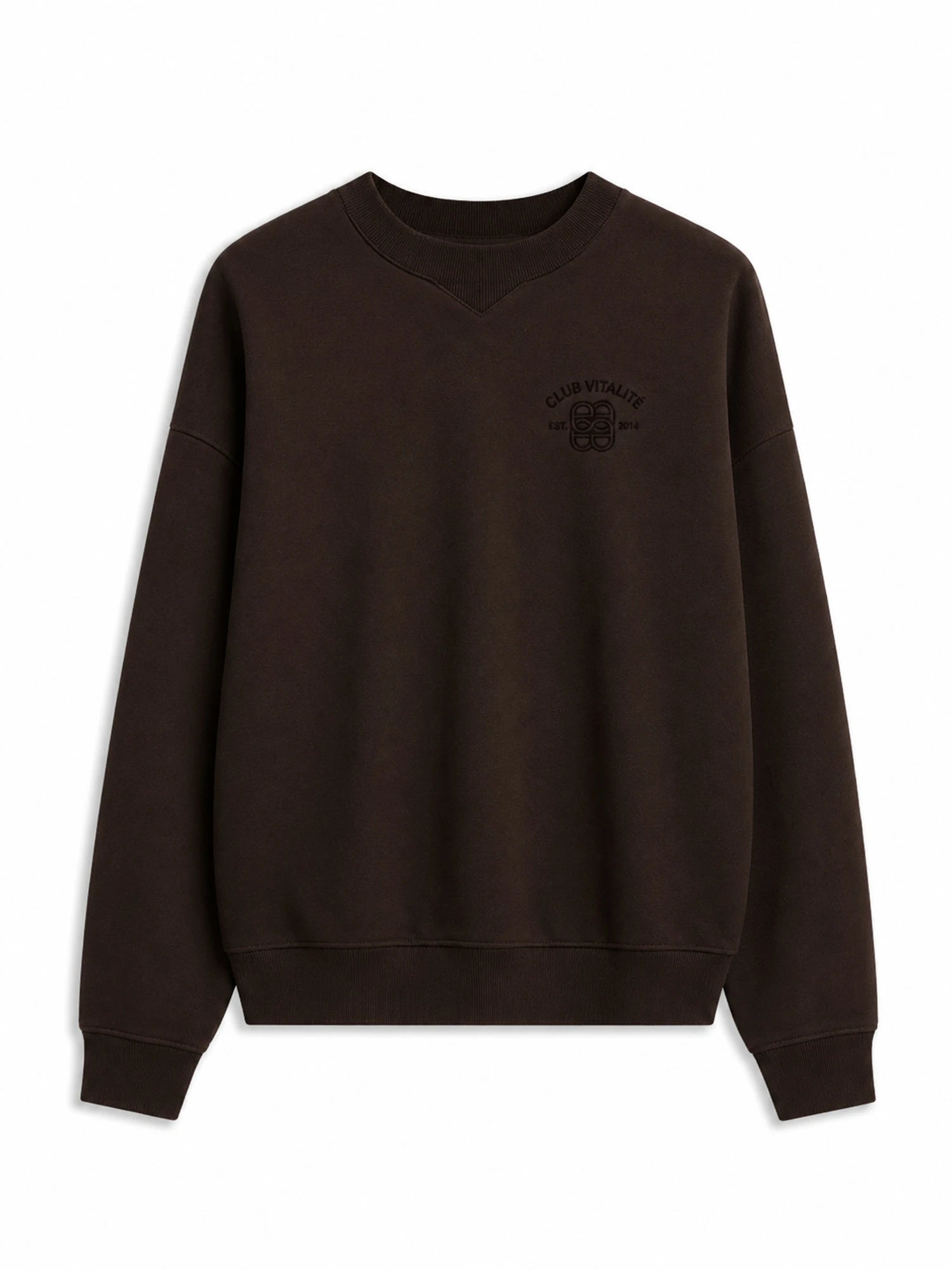 Thilde Crewneck Vitalite Dark Brown