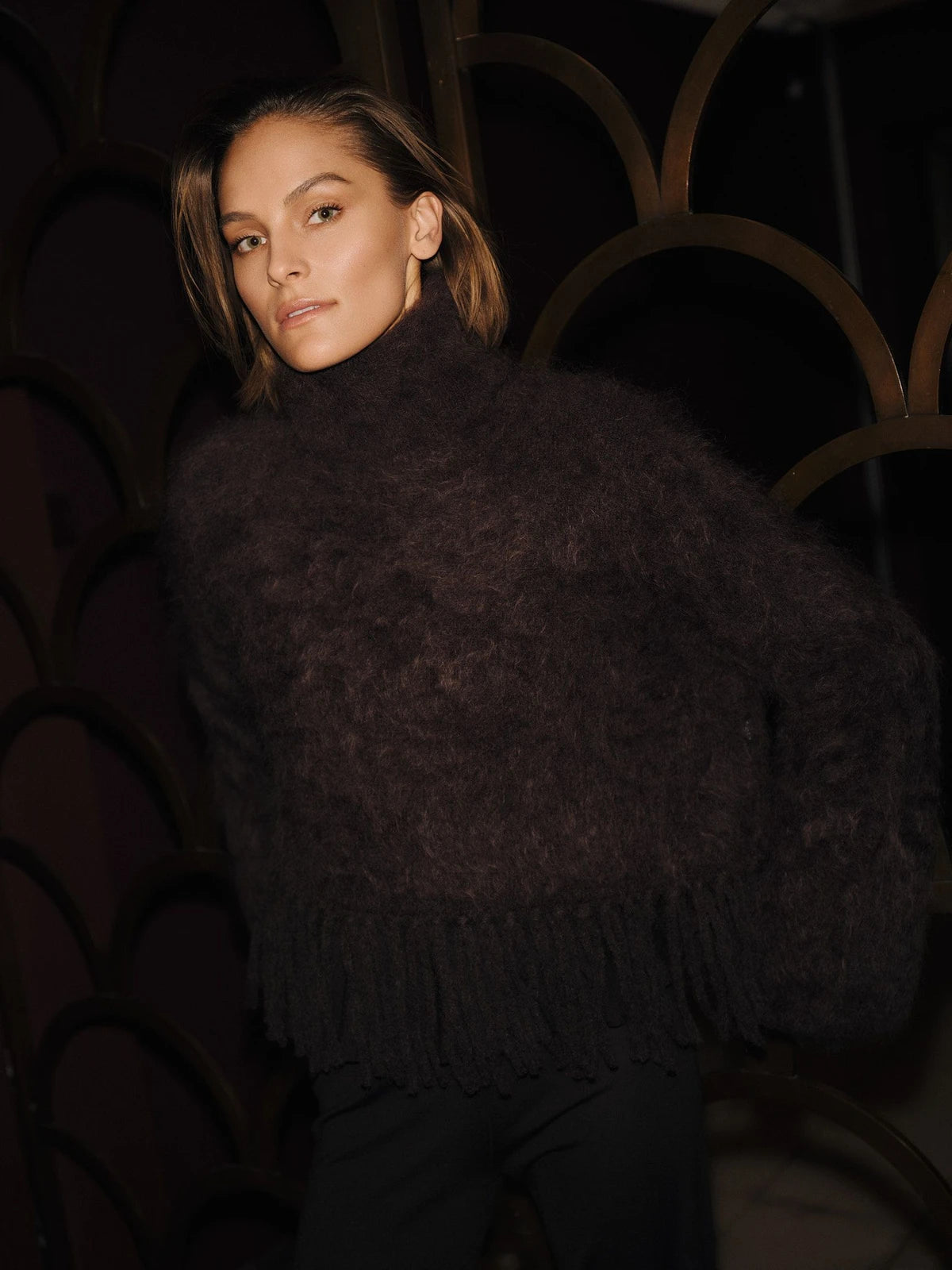 Milena Chunky Sweater Dark Brown