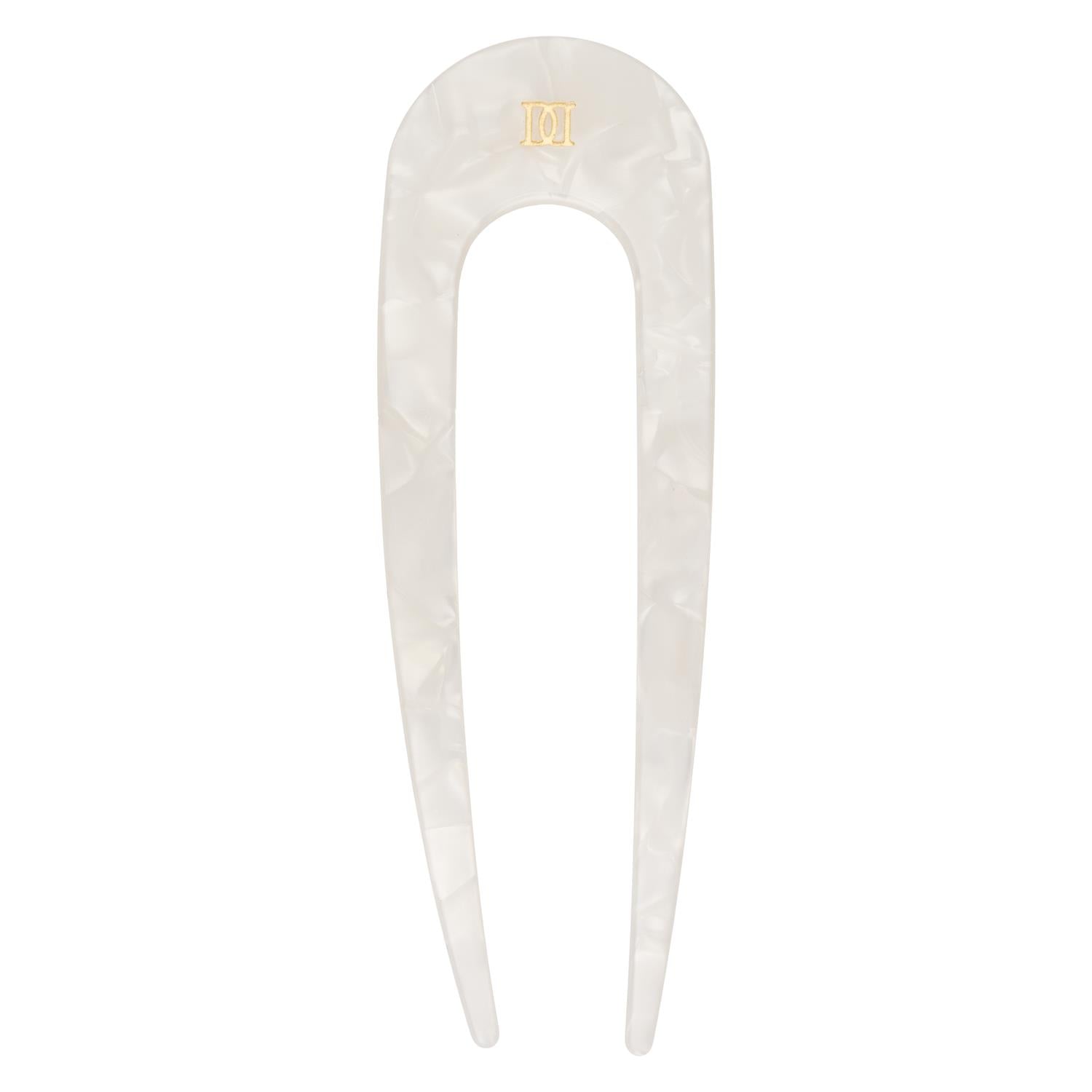 French Hair Pin Off White