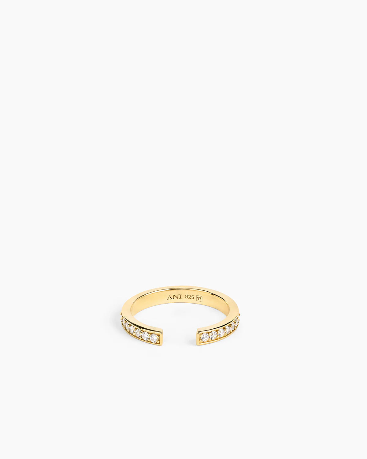 Aperto Pave Ring Gold