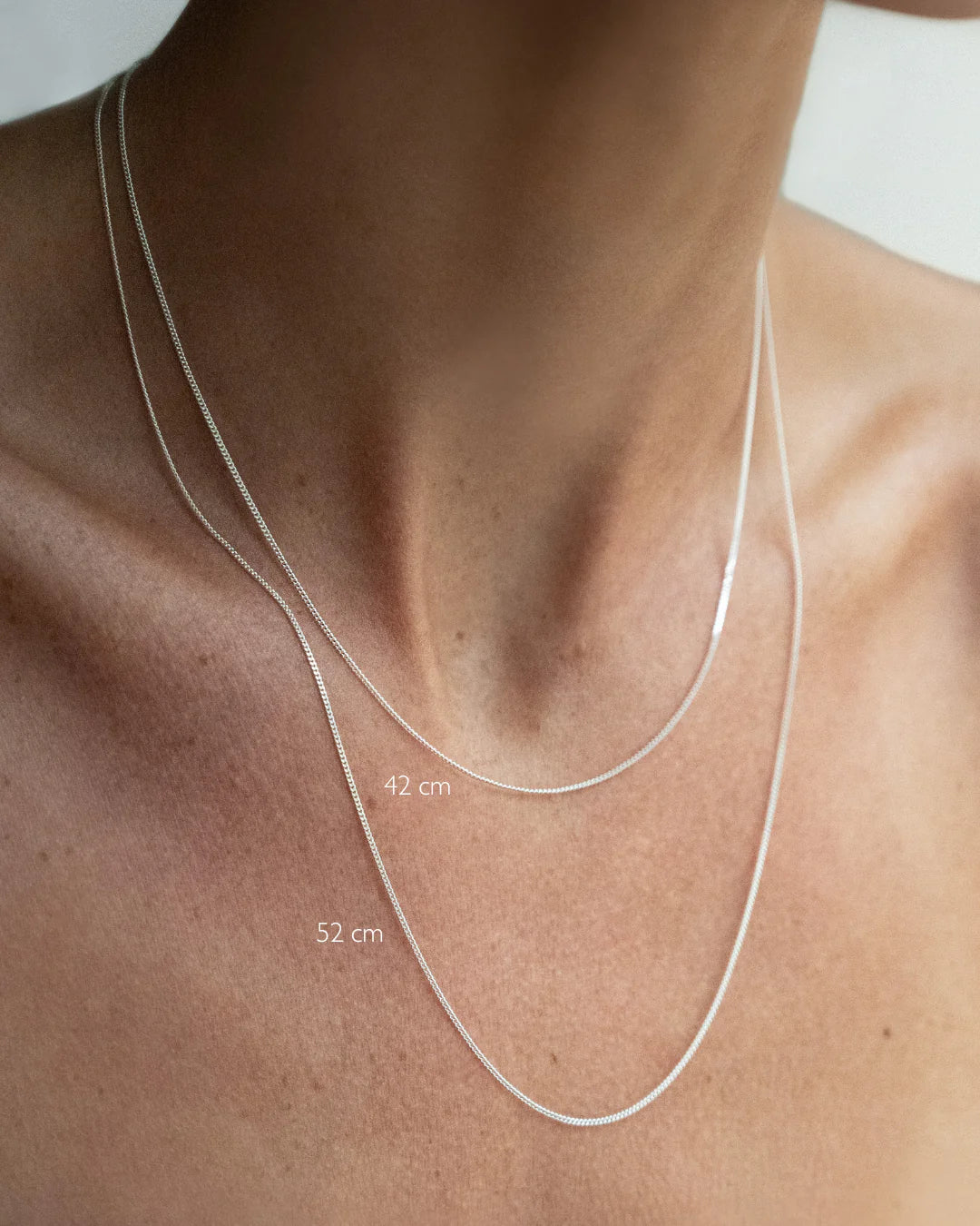 Thin Chain Silver 42cm