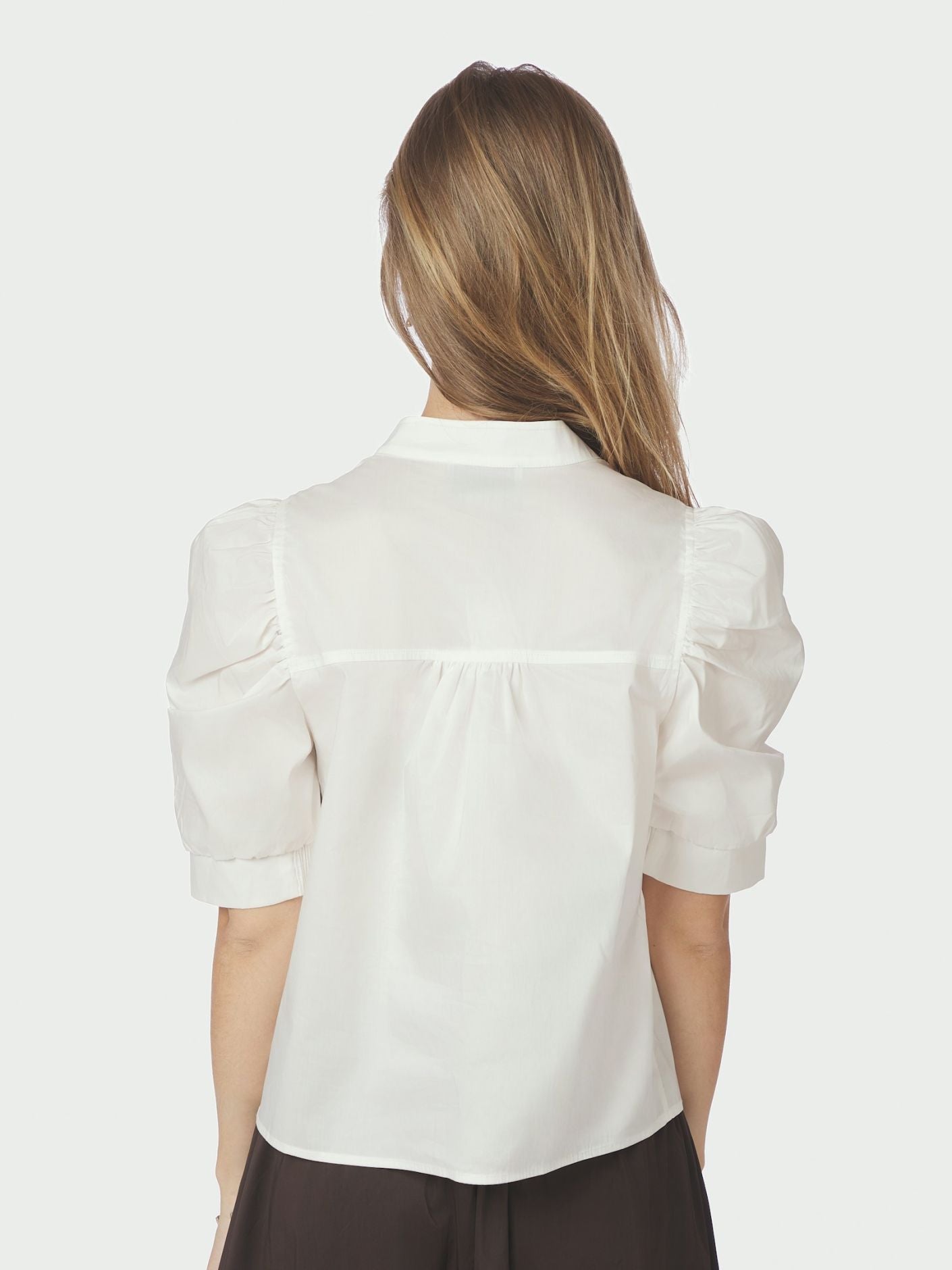 Roella Poplin Blouse White