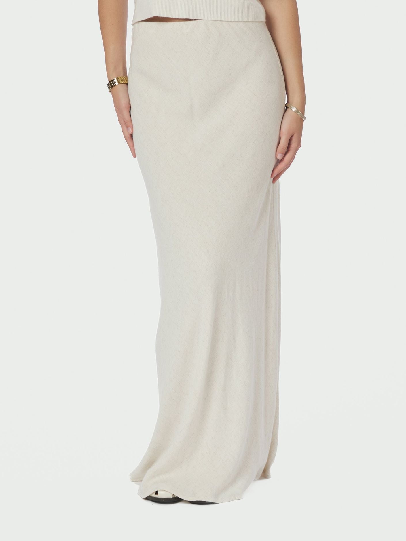 Viso lin skjørt naturlig