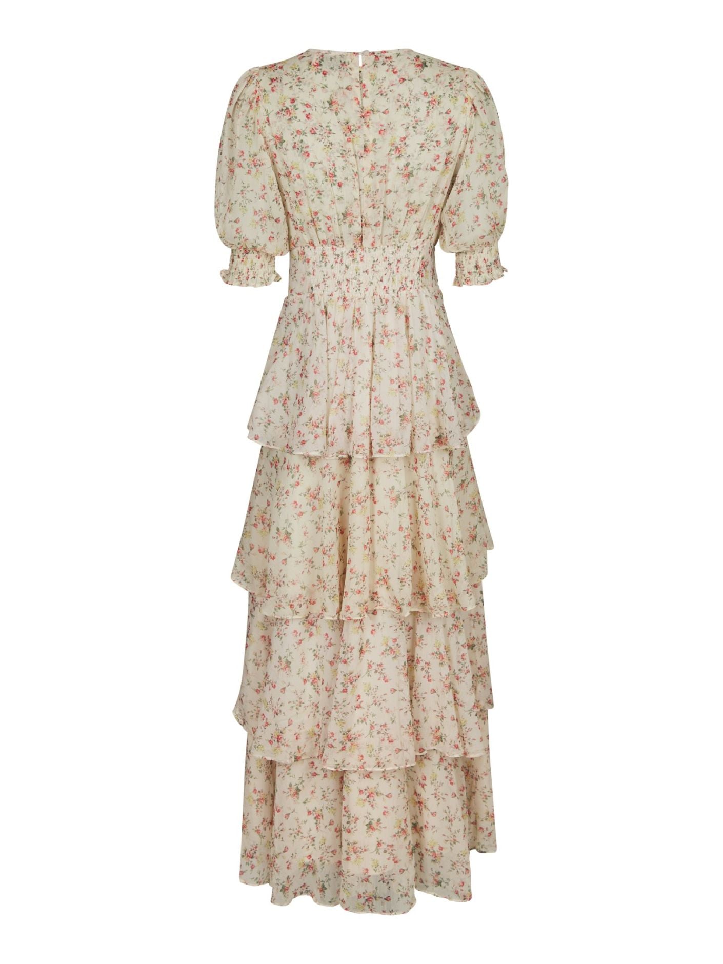 Sable Meadow Printed Dress Creme