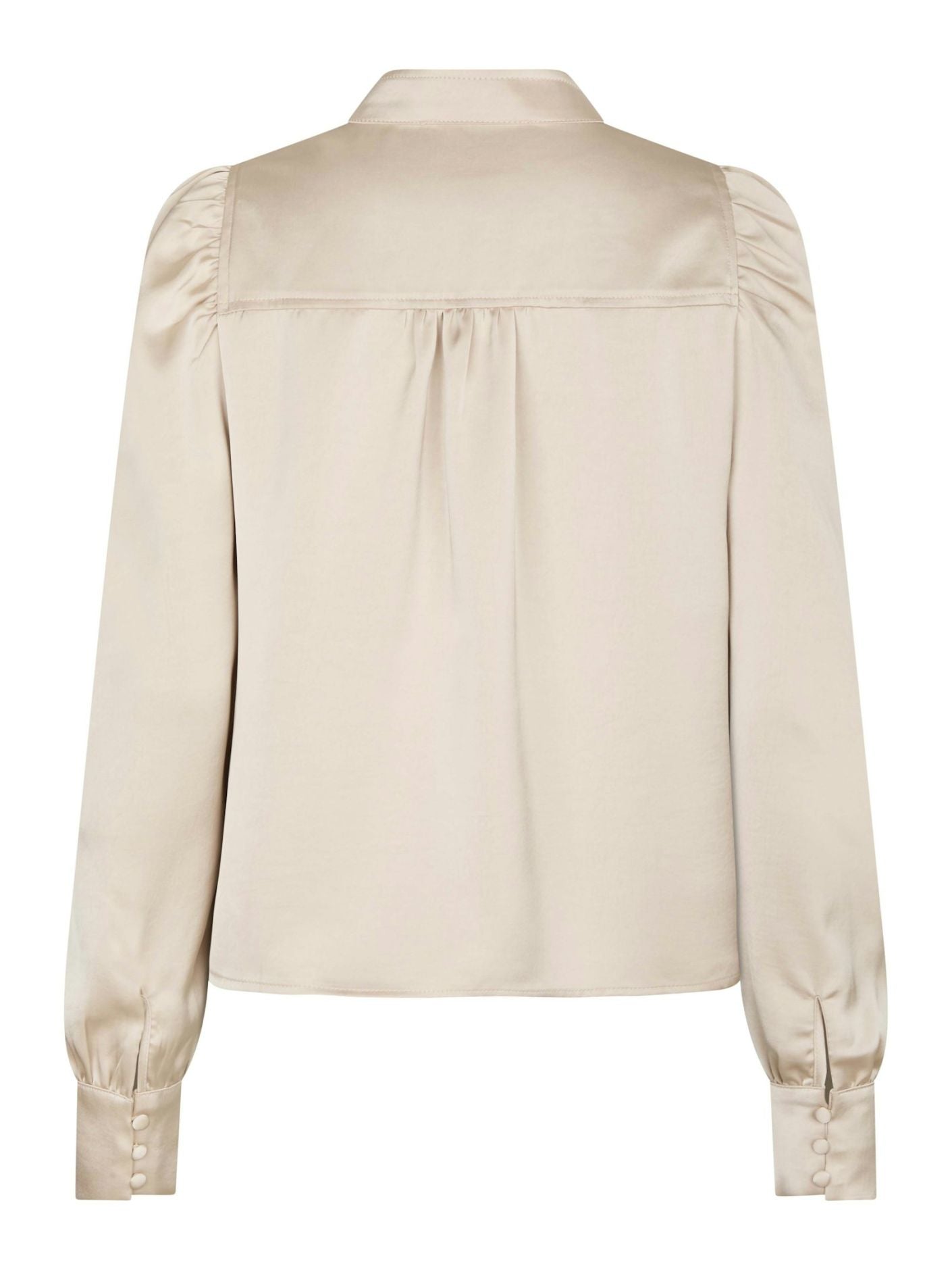 Rosslyn Heavy Sateen Blouse Champagne