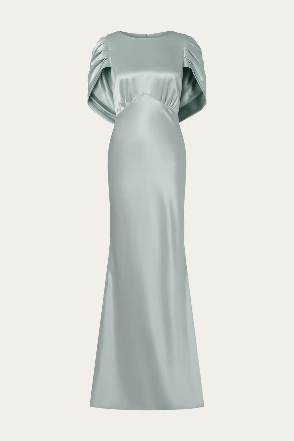 Louise Draped Back Maxi Dress Sage