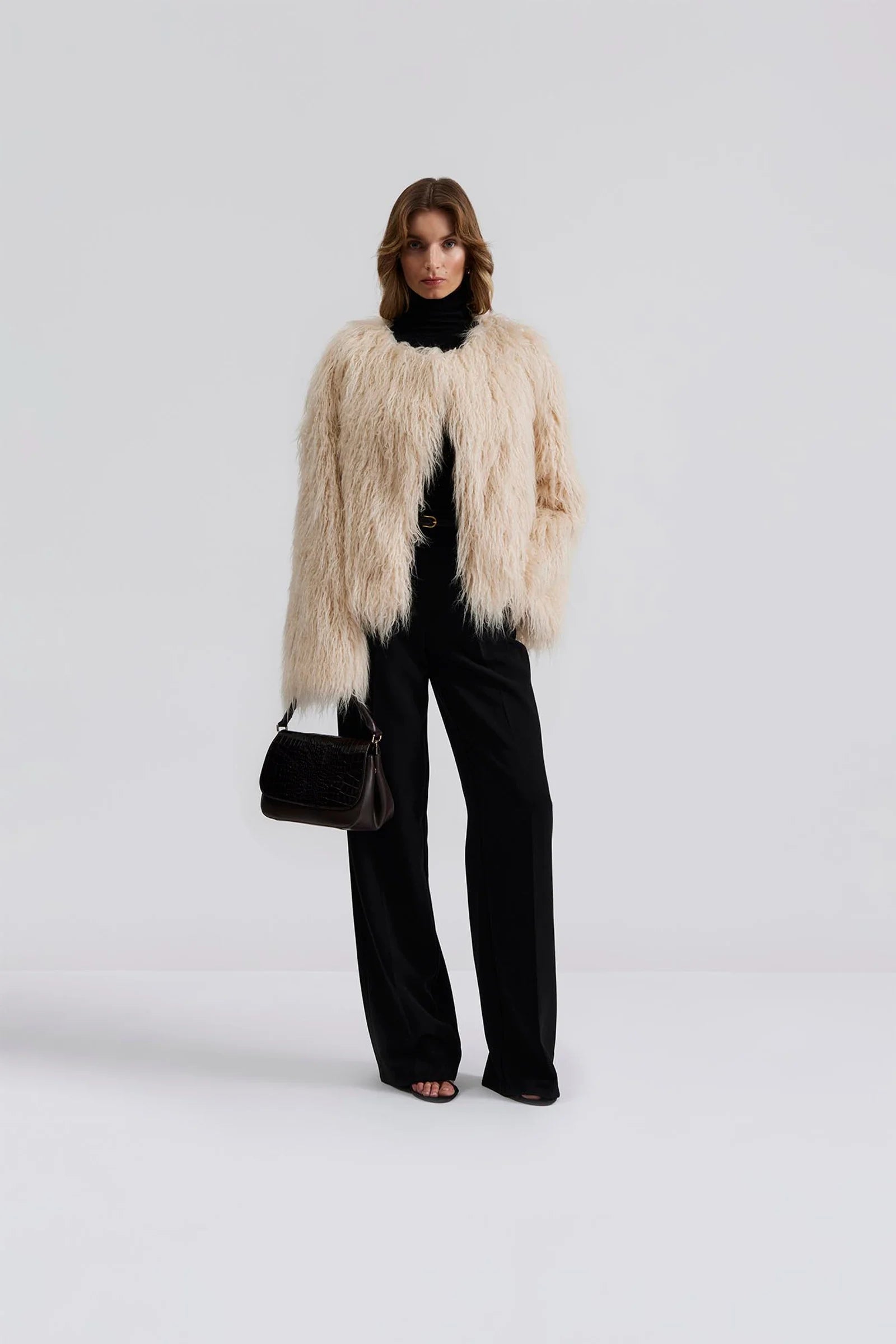 Manda Faux Fur Jacket Vanilla