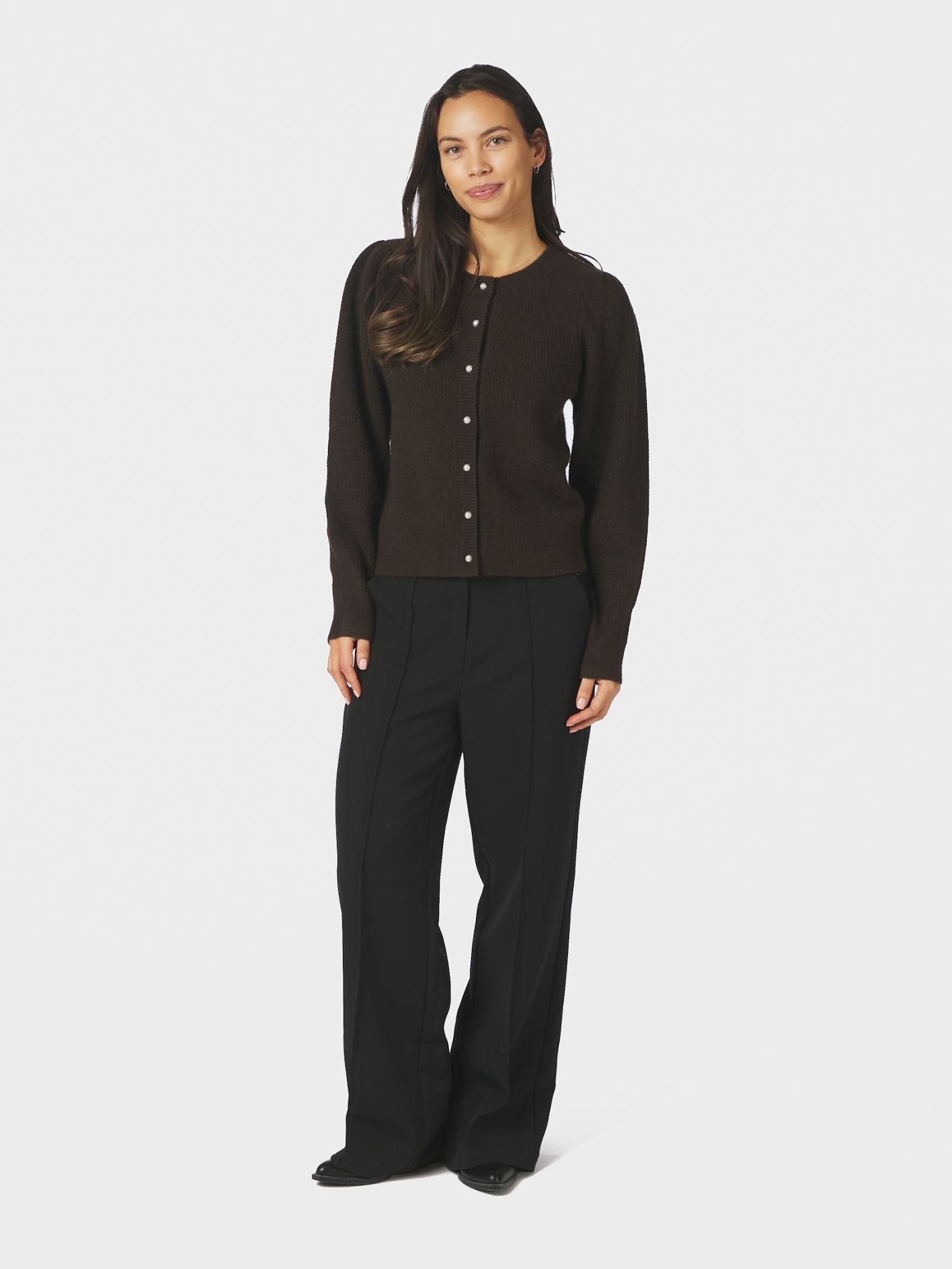 Nuna Knit Cardigan Brown