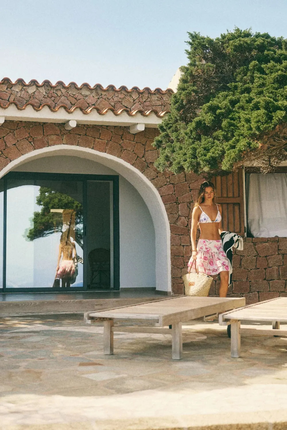 Roselyn heklet bikinitopp Tulip Blue