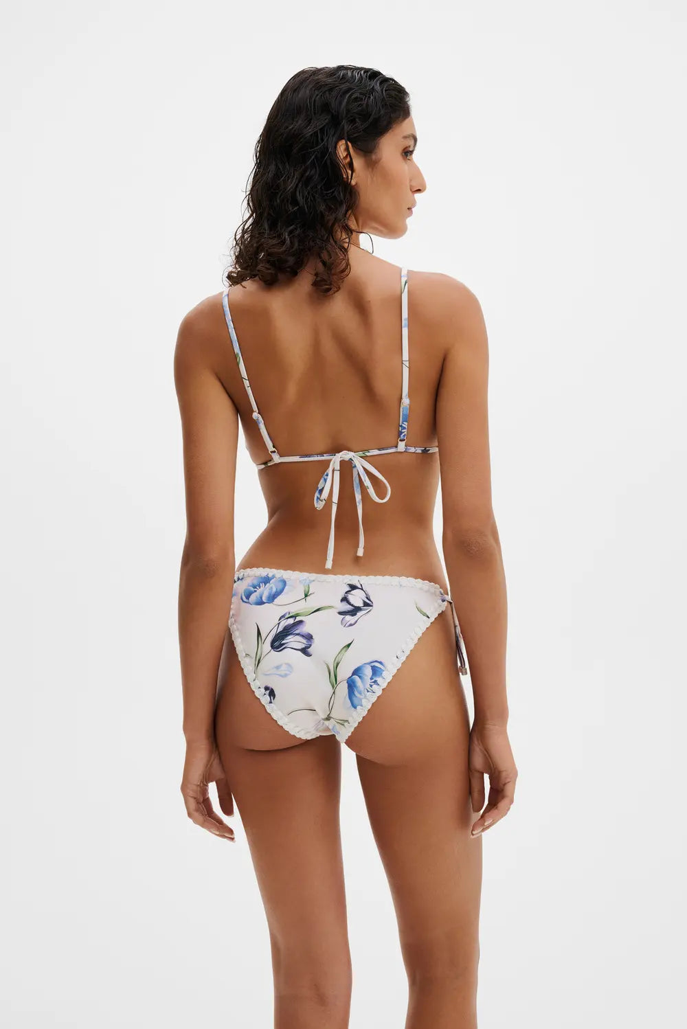 Roselyn heklet bikinitruse Tulip Blue
