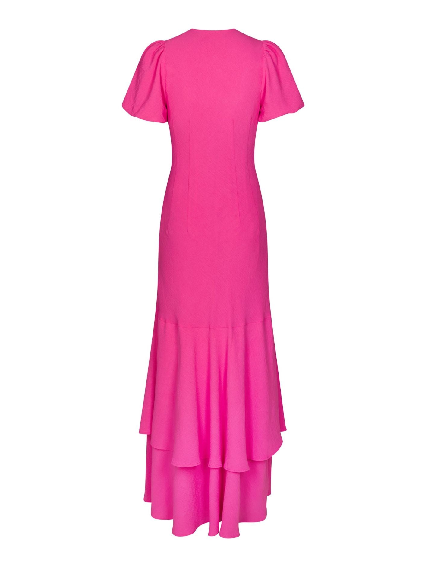 Dariah Structure Solid Dress Pink