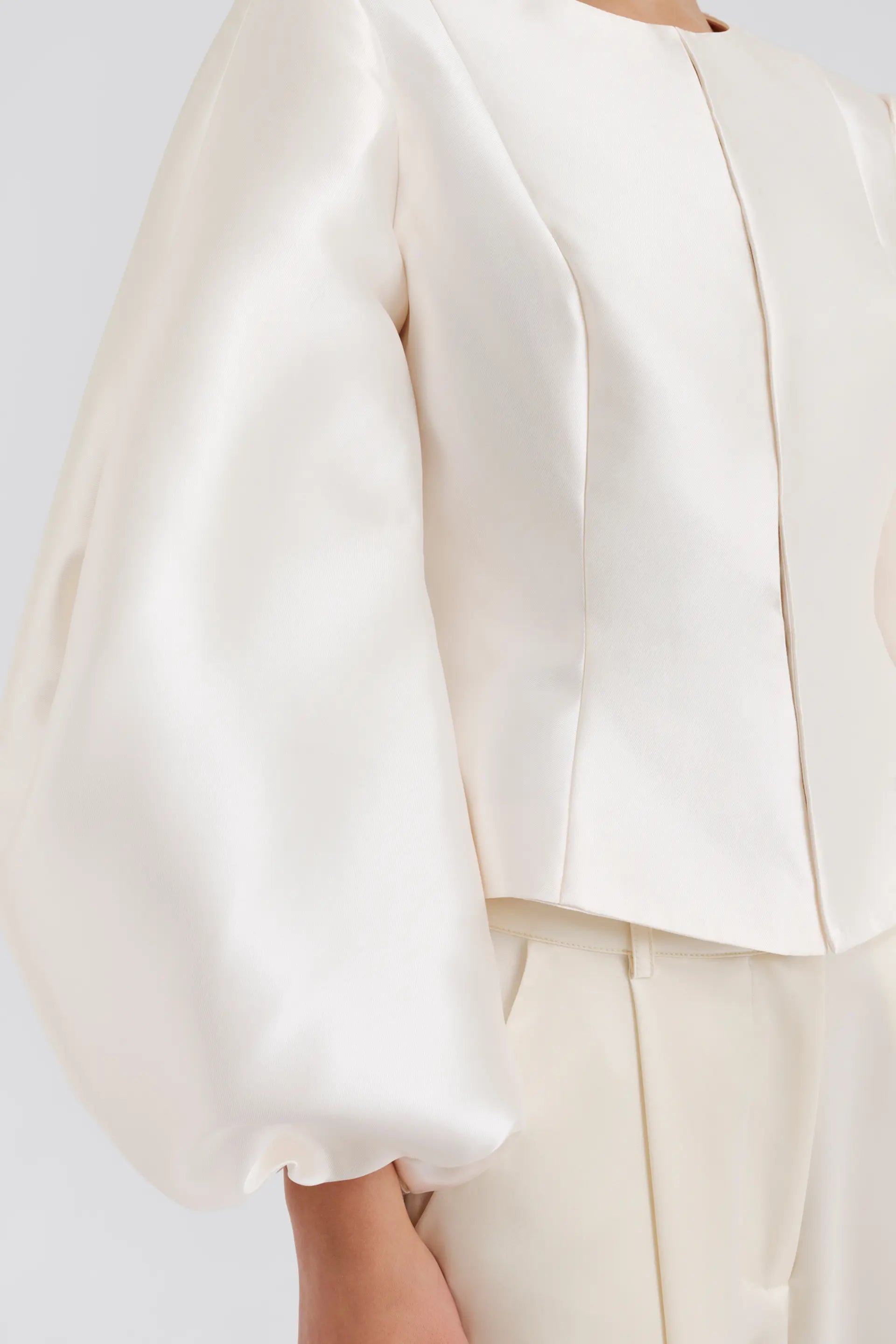 Vendela Balloon Sleeve Blouse Ivory