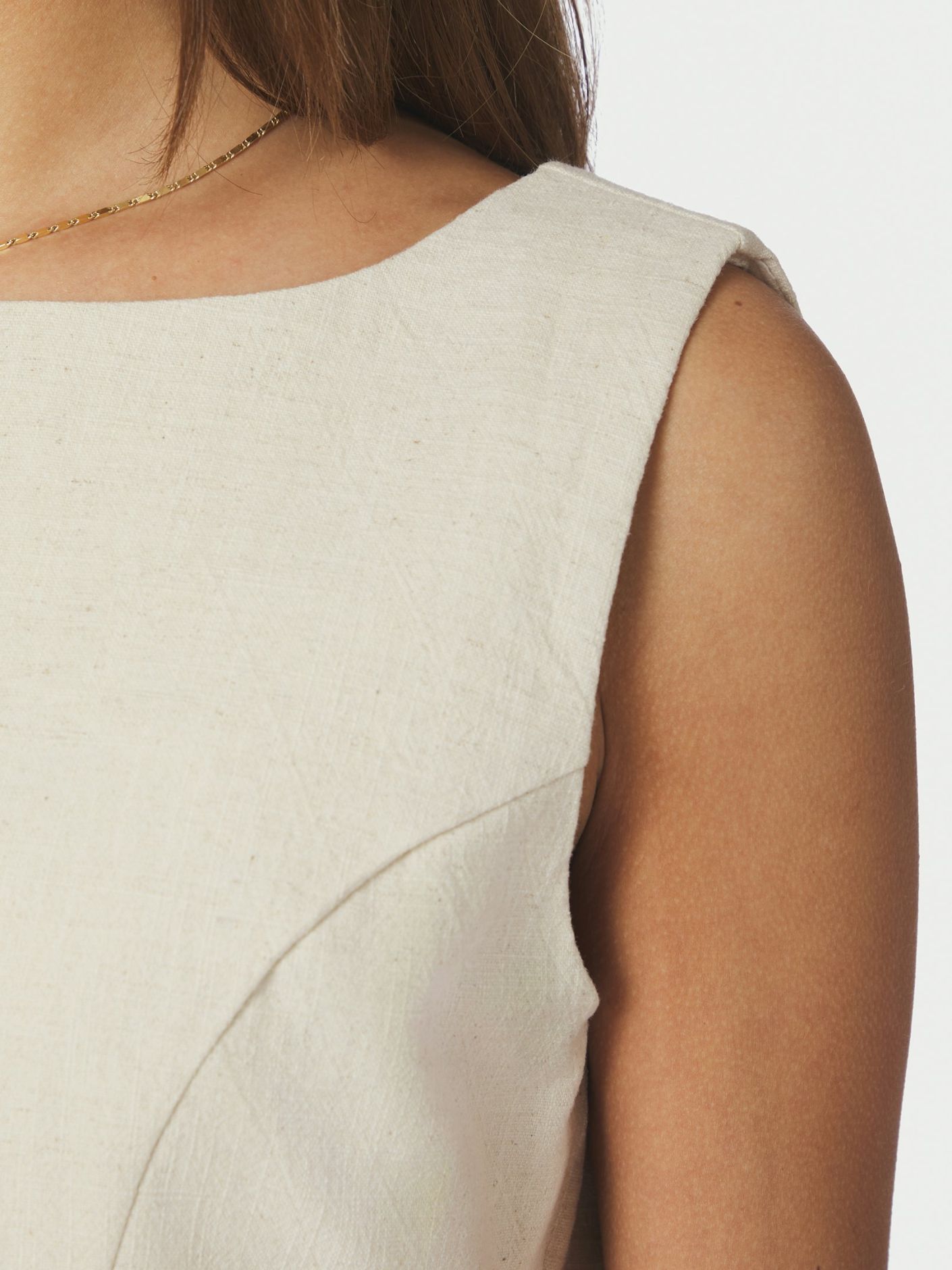 Bruna Ramie Dress Natural