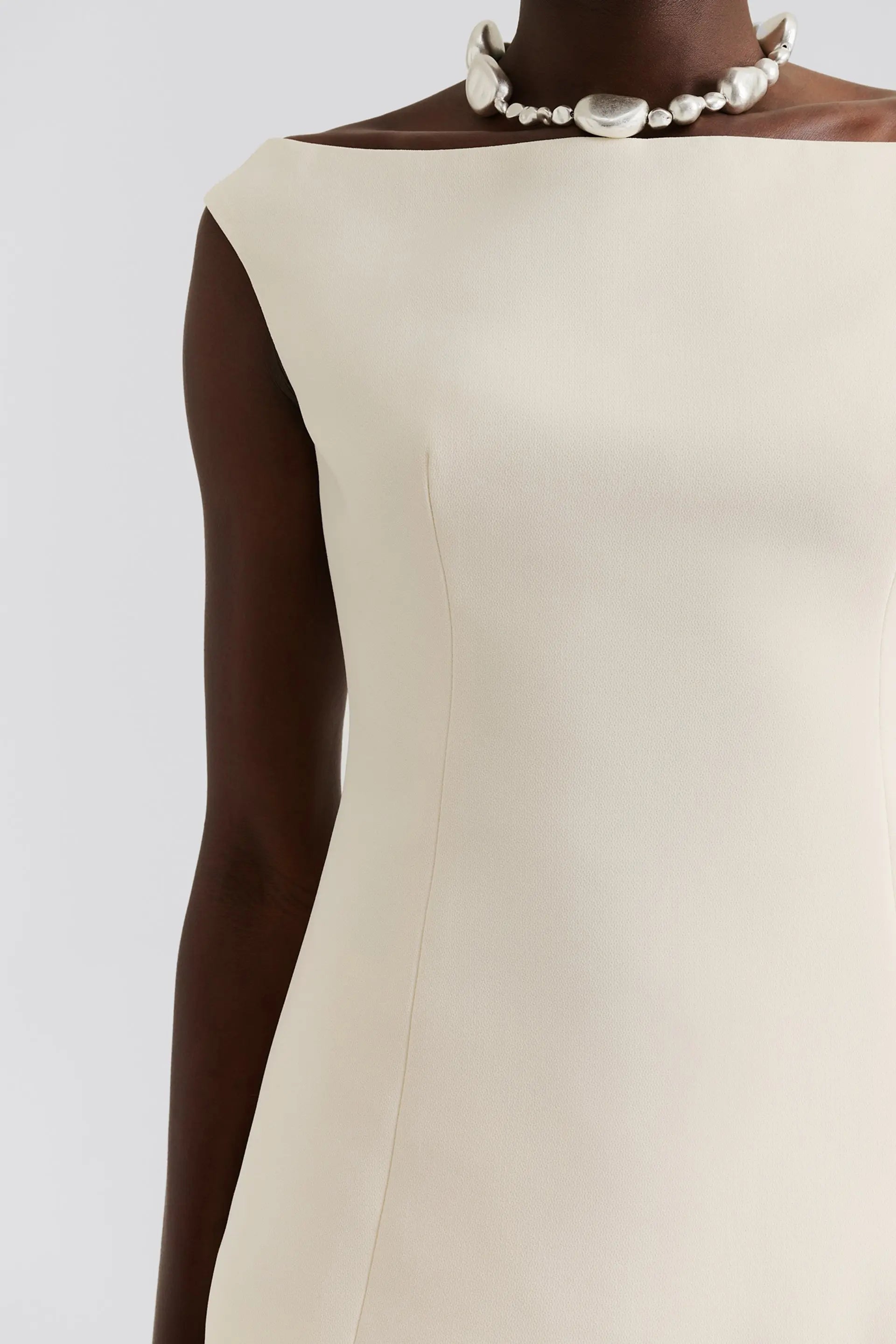 Diora Half Shoulder Top Vanilla