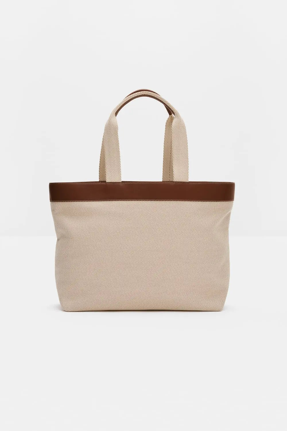 Monogram Grand Canvas Tote Light Taupe