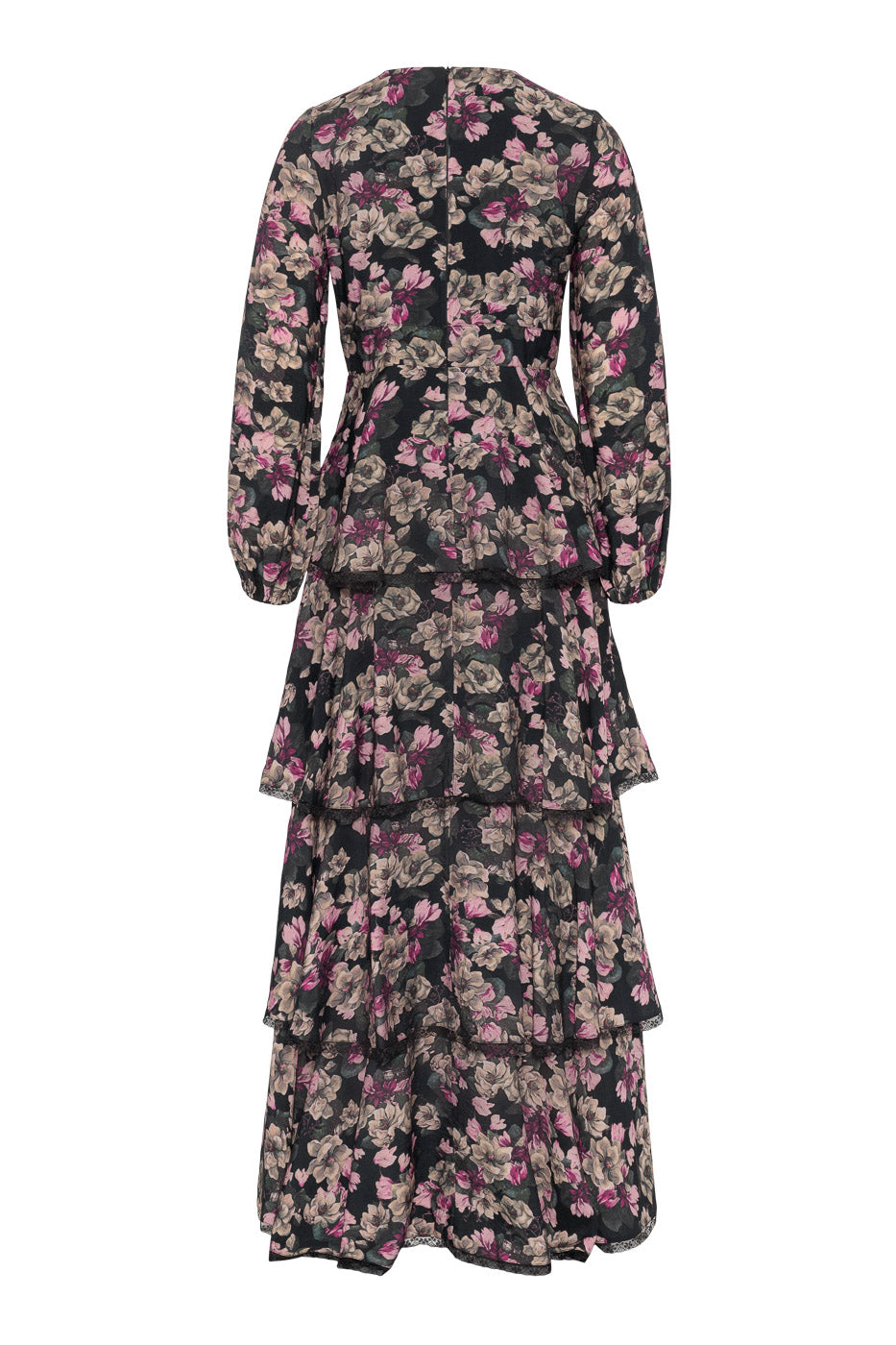 Chrishell Maxi Dress Black Print