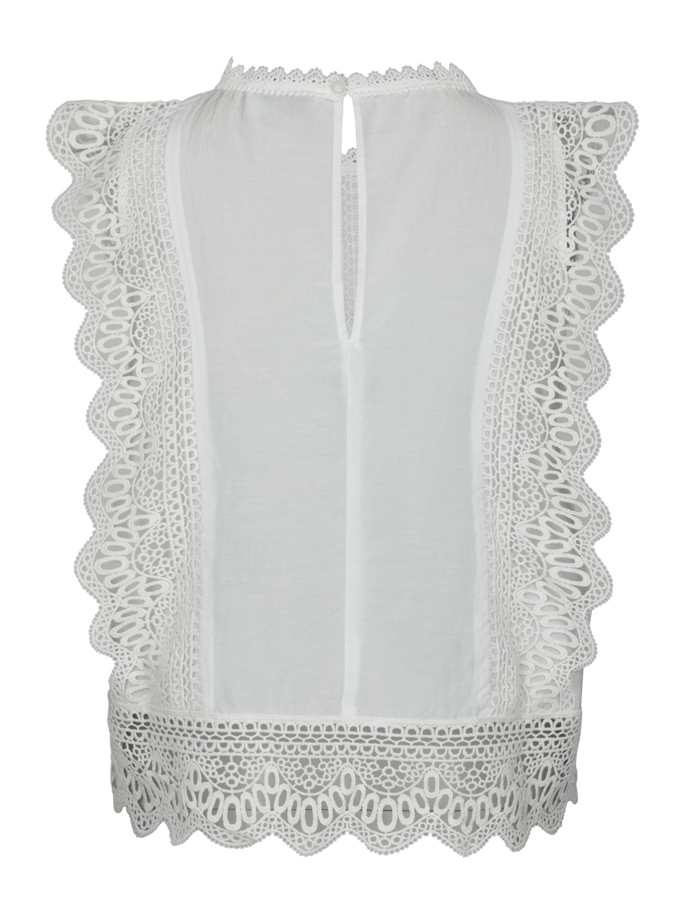 Samia Lace Top White