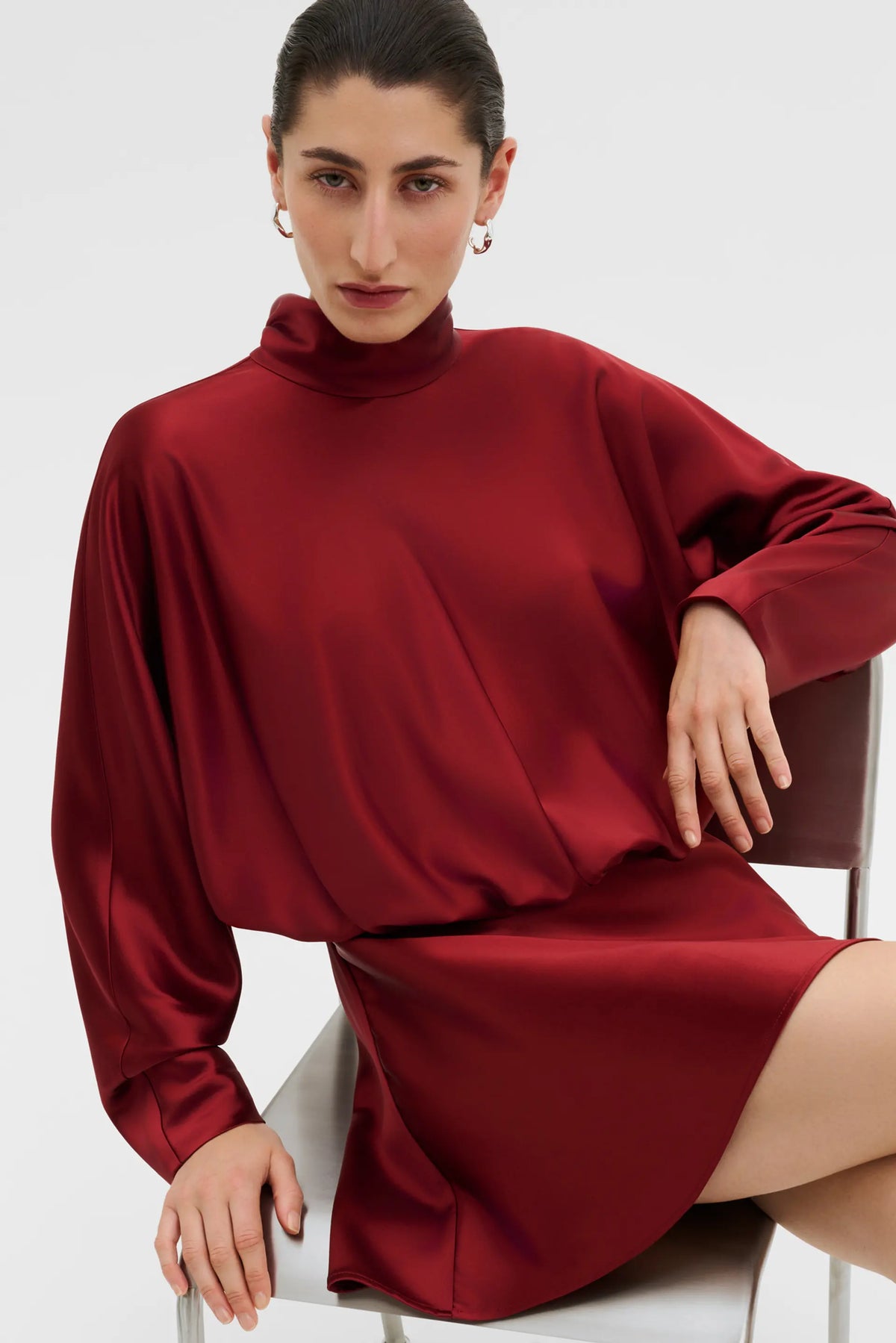Vilja Satin Mini Dress