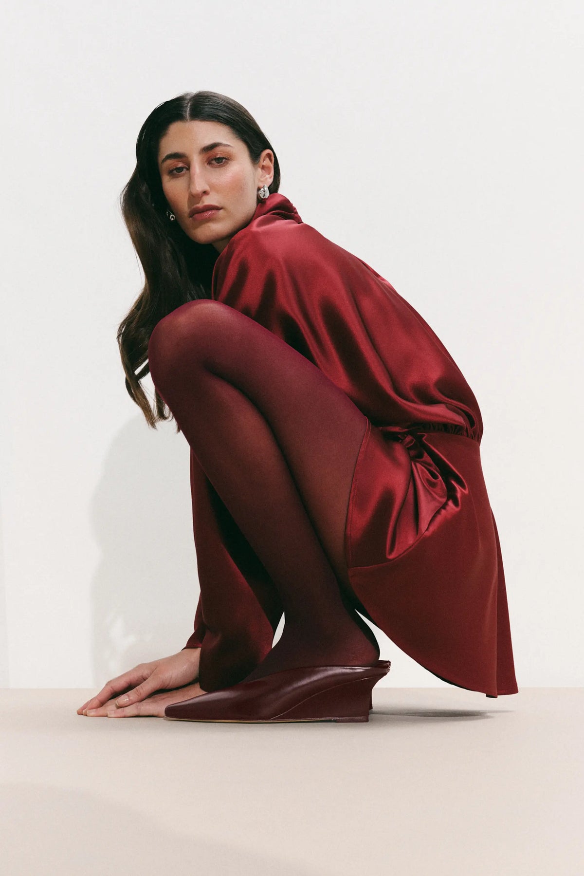 Vilja Satin Mini Dress
