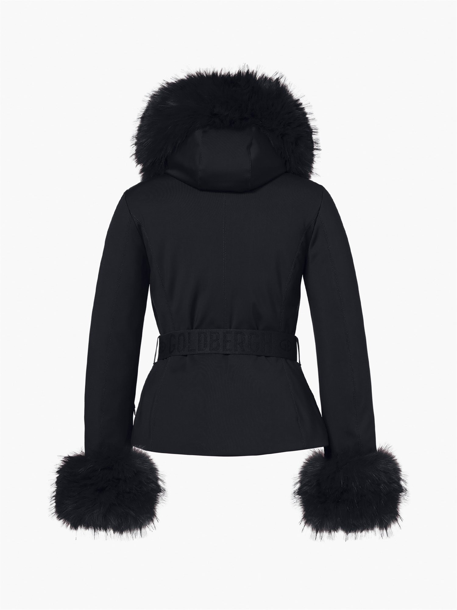 Giselle Ski Jacket Faux Fur Black