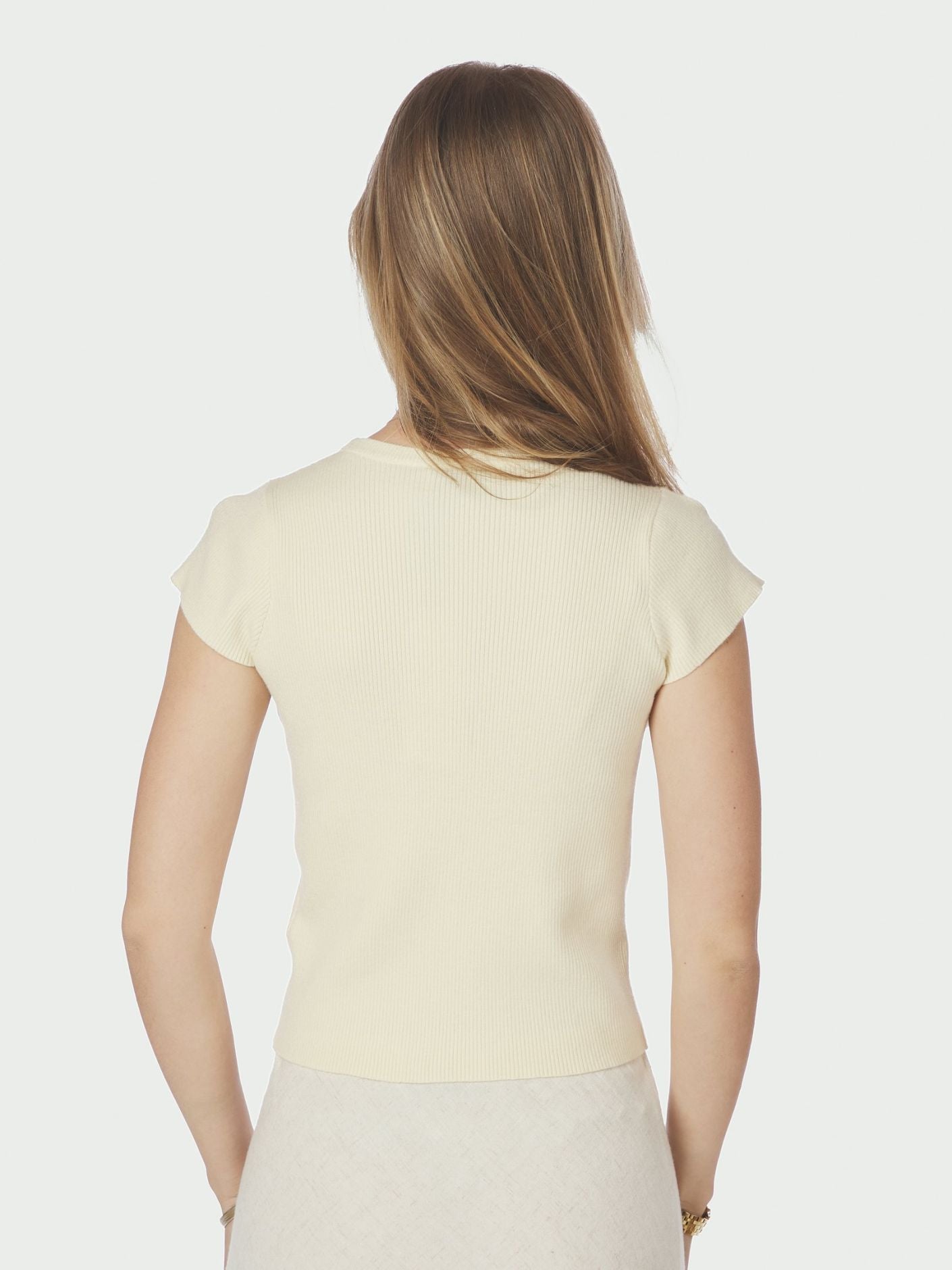 Tirra Knit Tee Butter Yellow