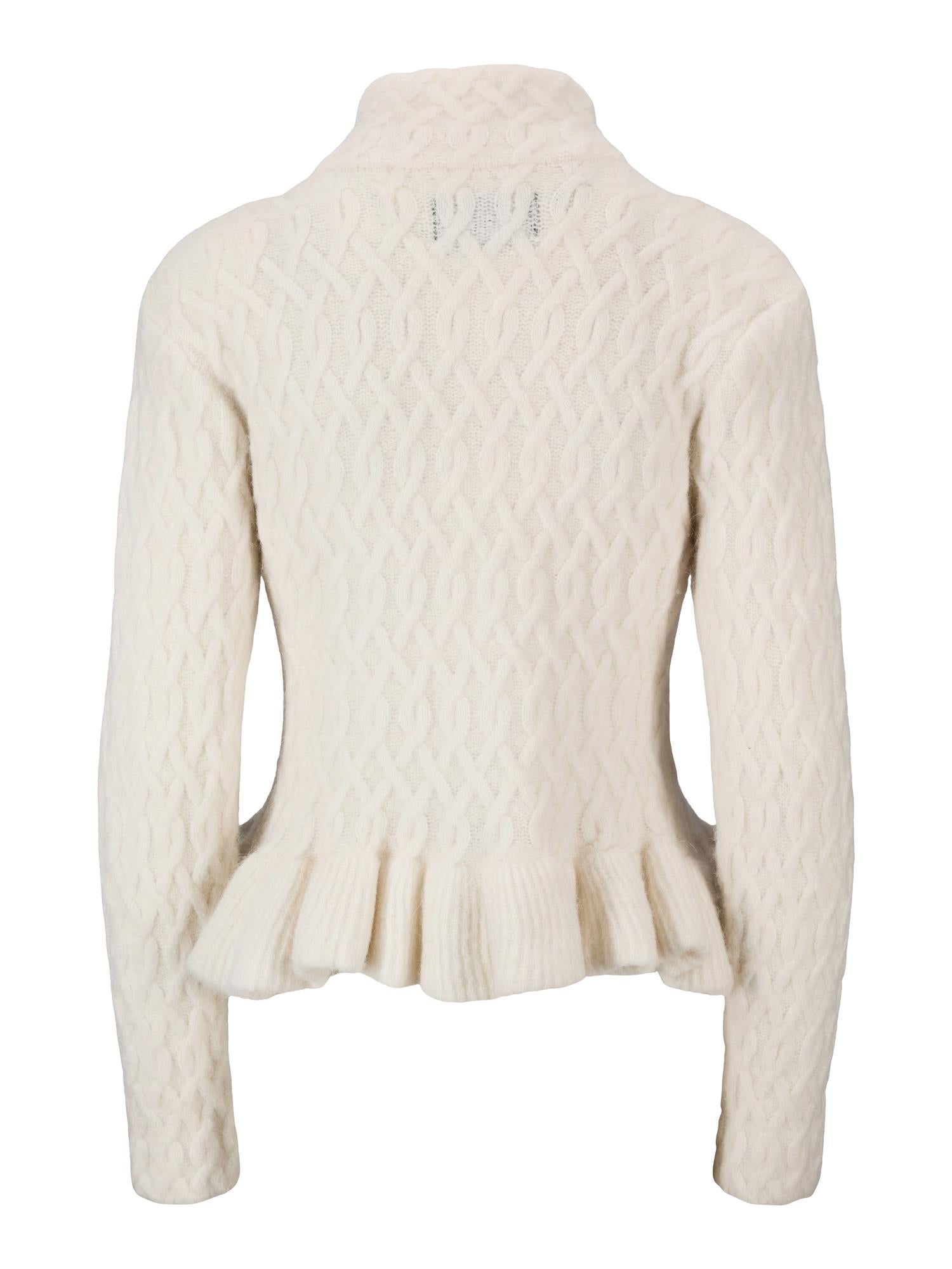 Lene Alpaca Cardigan Ivory