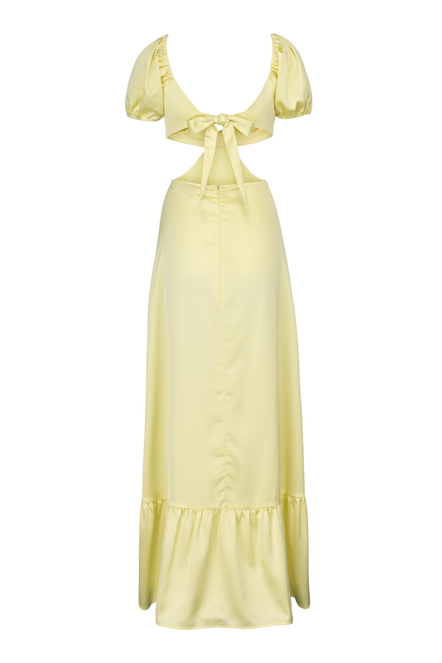 Wilma Maxi Dress Lemon