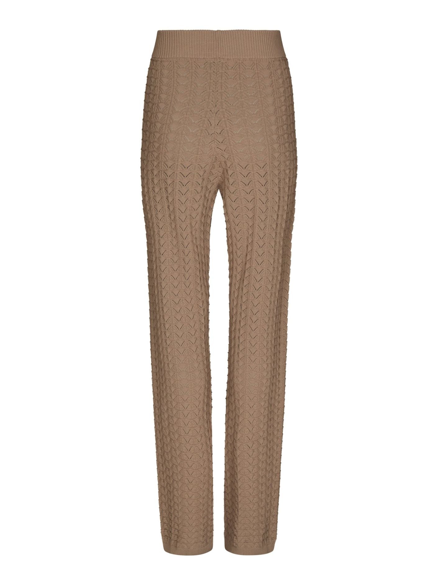 Rizzy Fine Crochet Pants Taupe