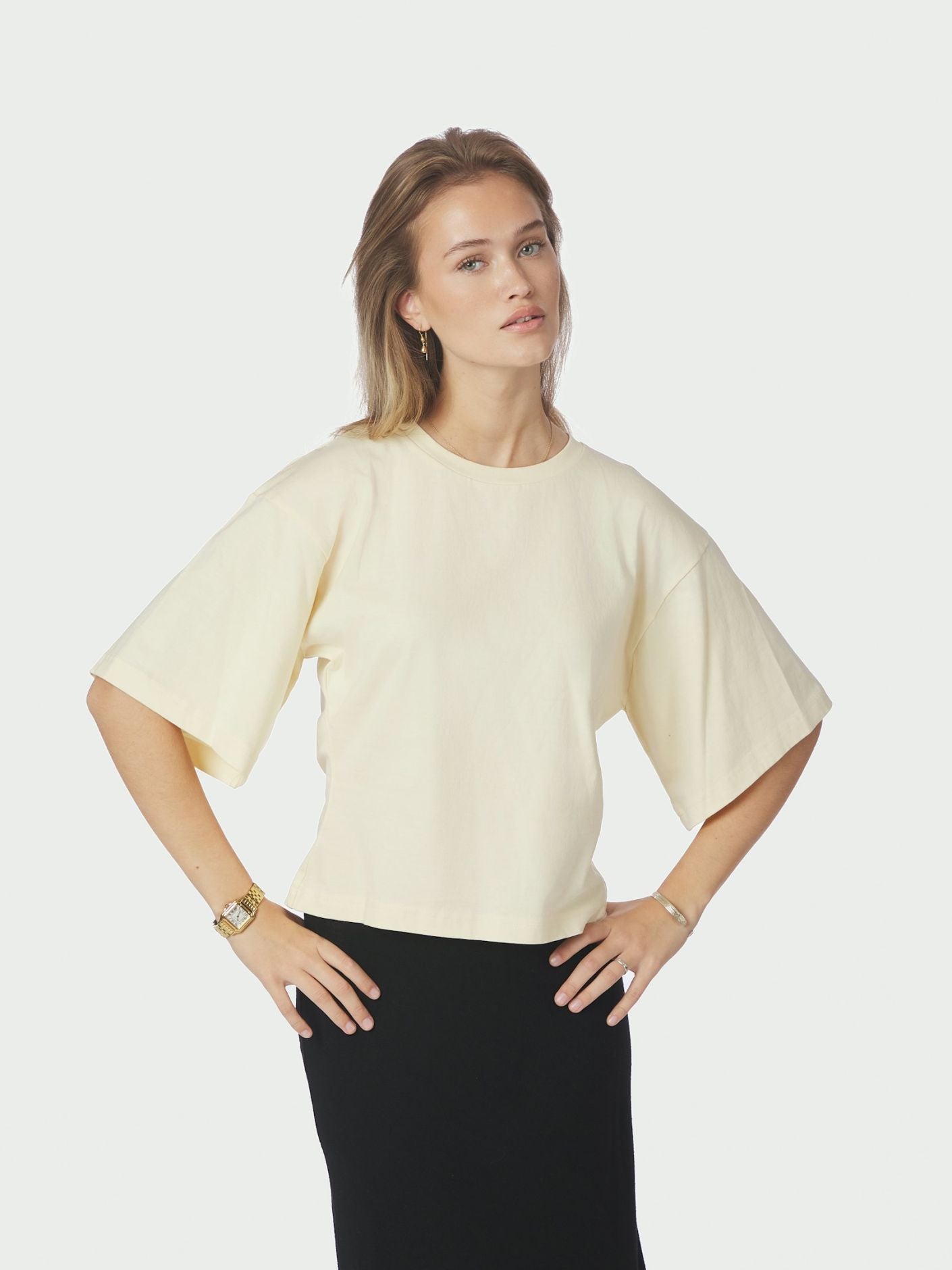 Asha Knit Tee Butter Yellow