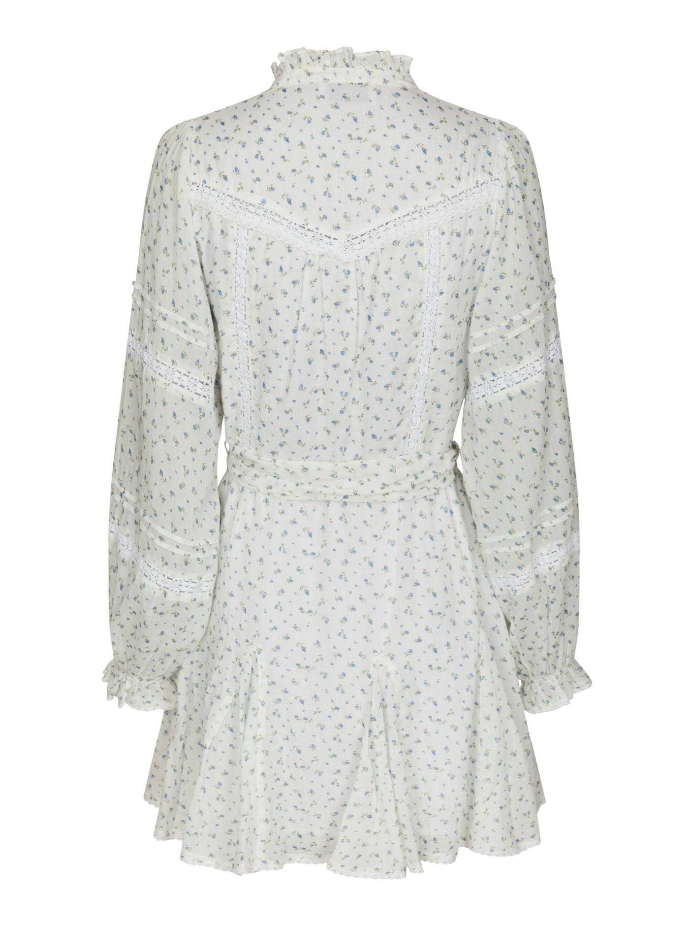 Birgitte Print Flower Dress Off White