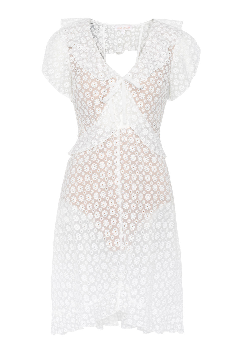 Jasmine Mini Dress White