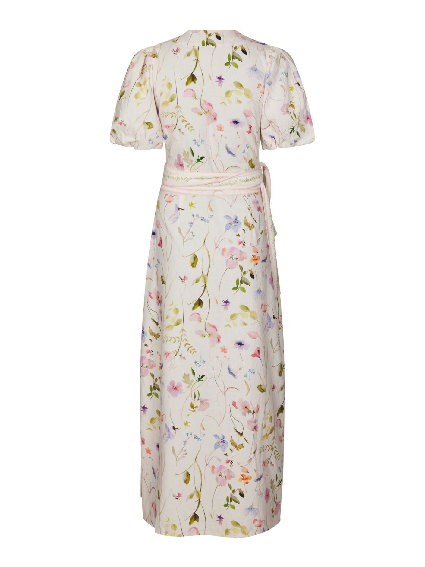 Clarine Flower Dress Off White