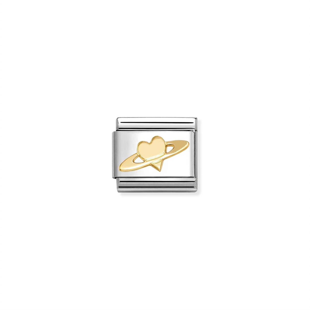 Gold Saturn Heart