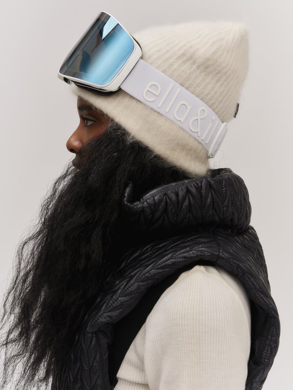 Ella's Ski Goggles White