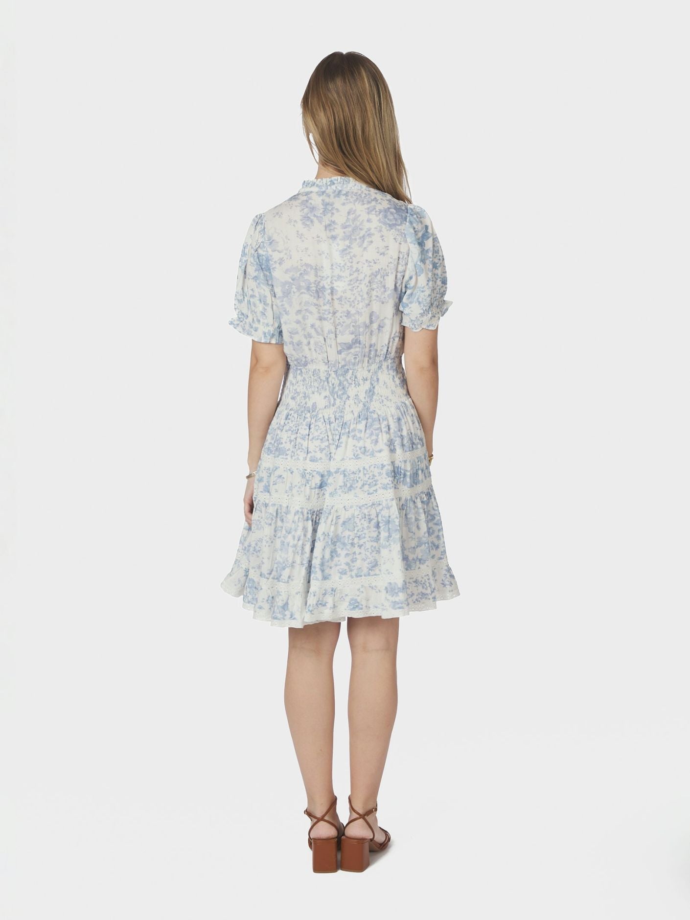 Constance Porcelain Dress Light Blue
