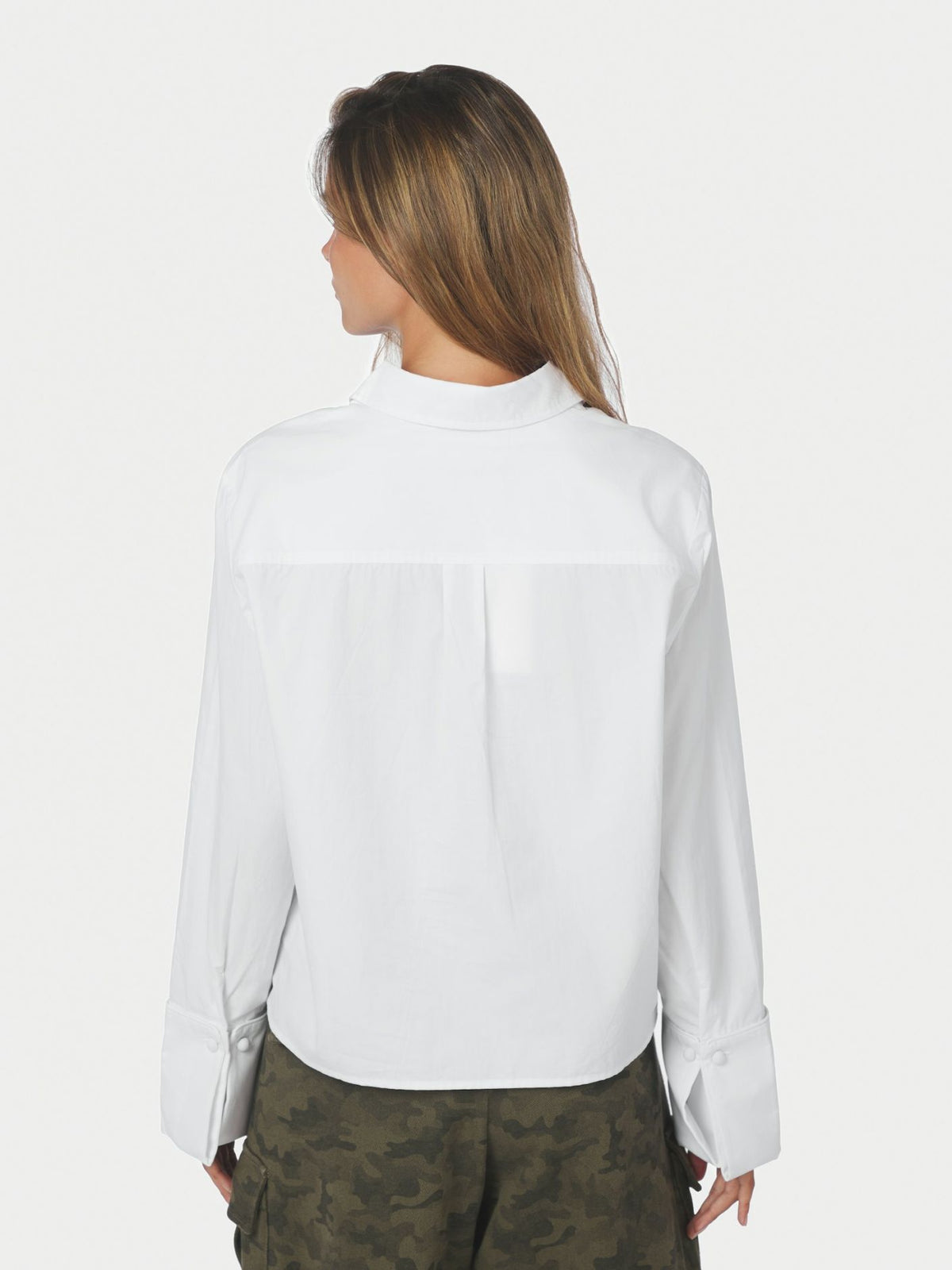 Cam Poplin Shirt White