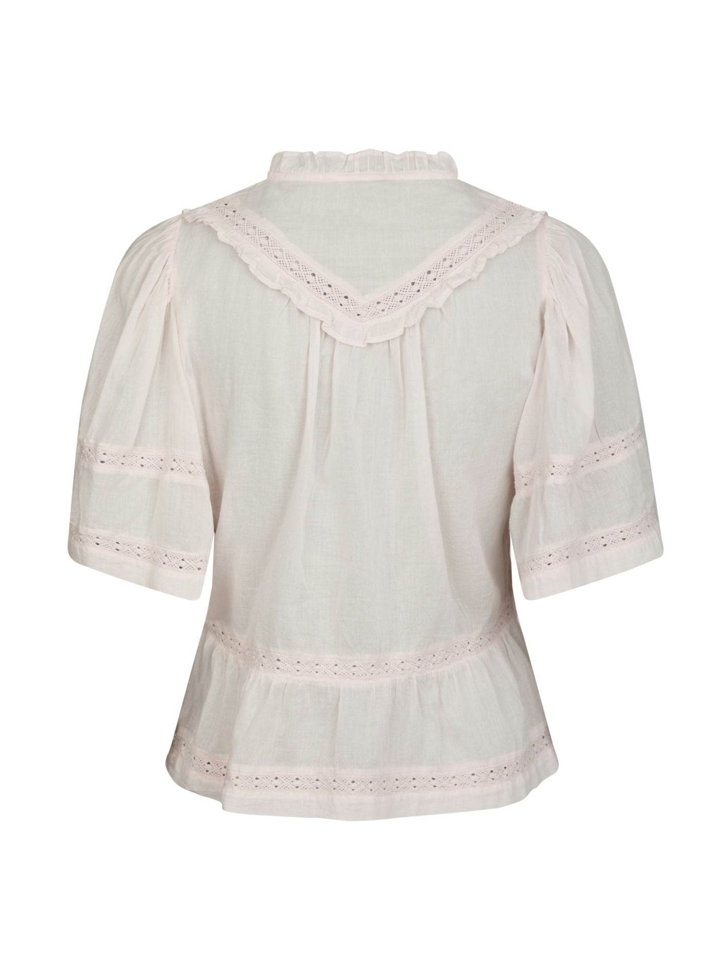 Evienne S Voile Top Light Pink