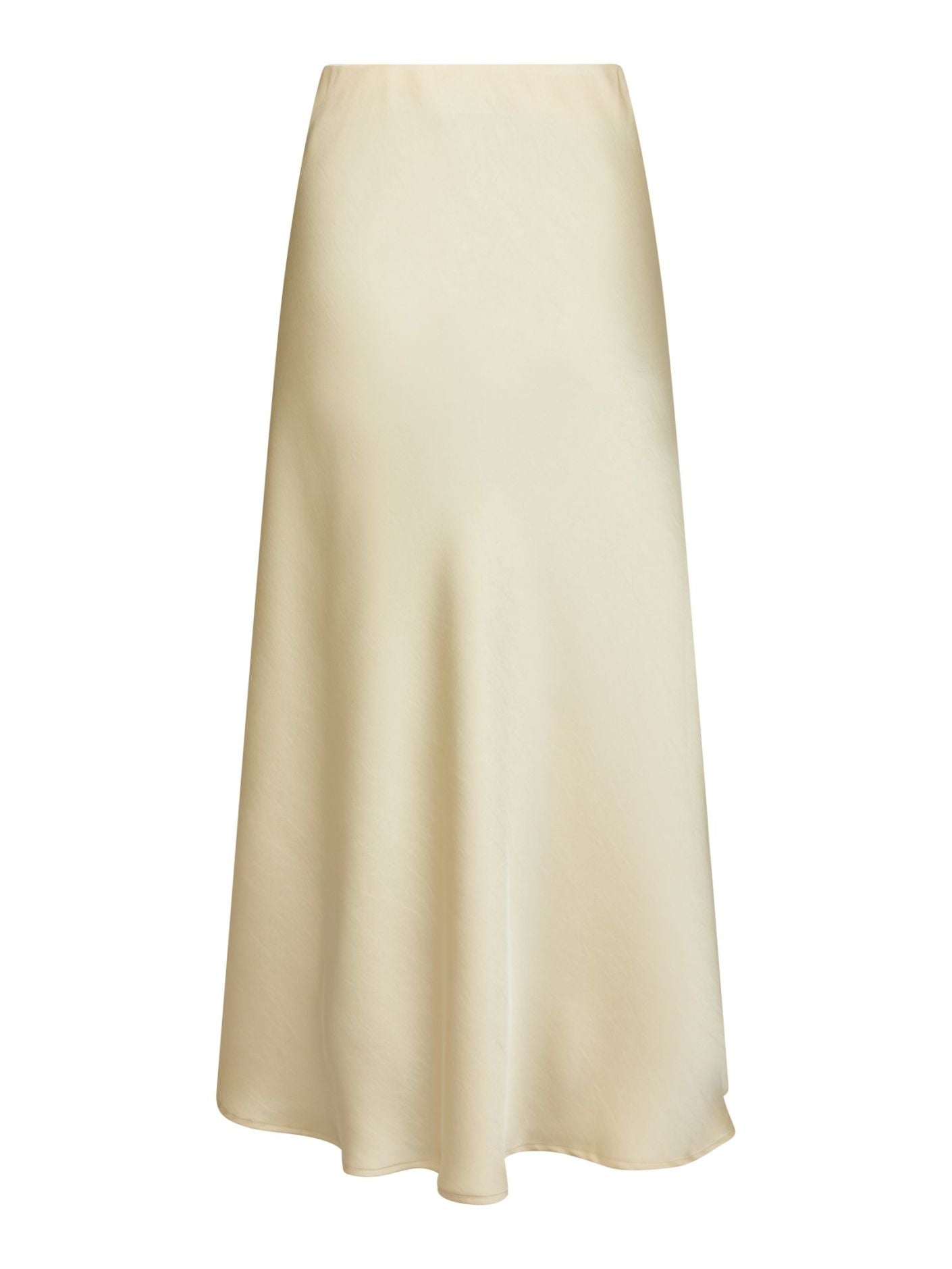 Vicky Heavy Sateen Skirt Light Yellow
