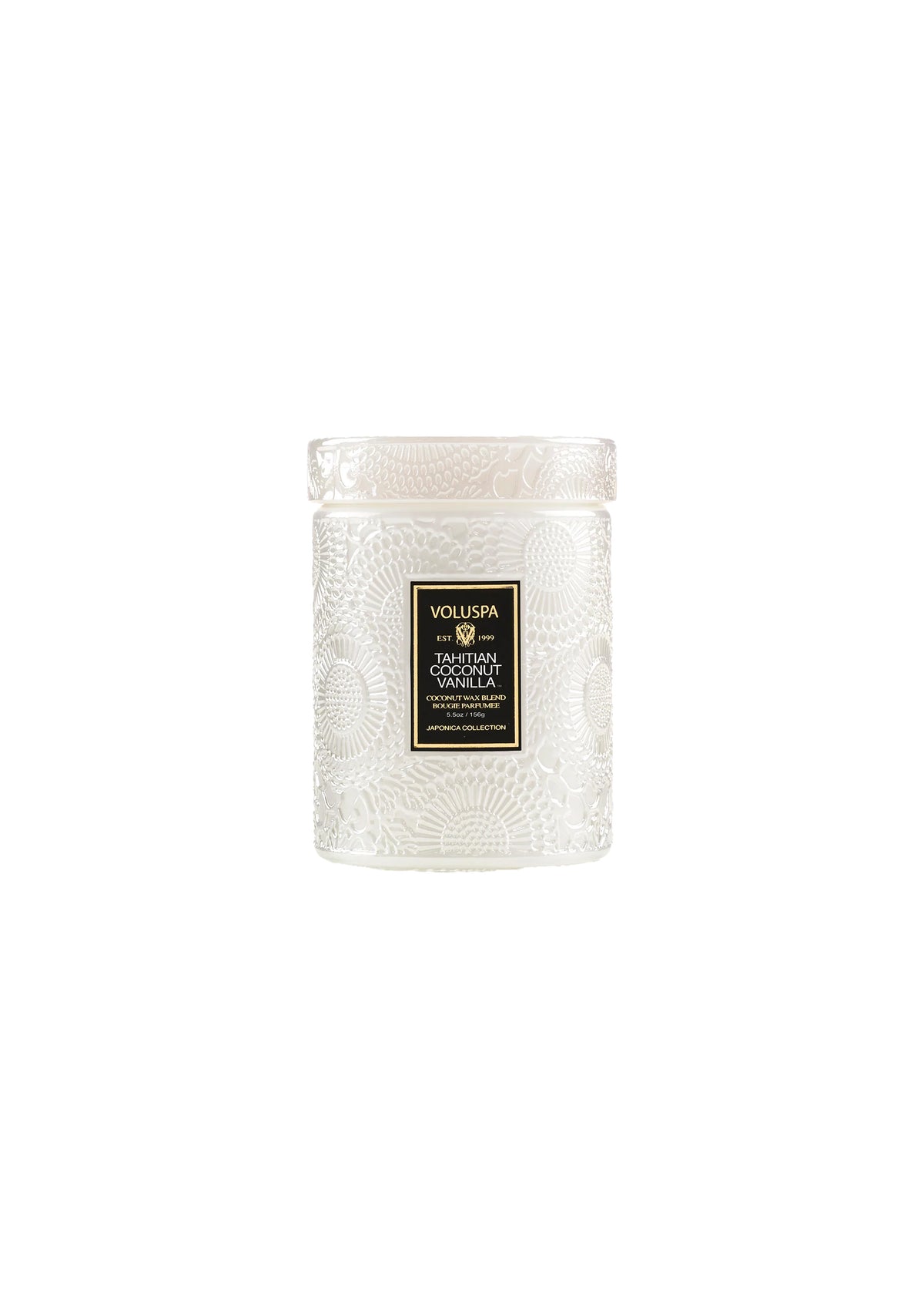 Small Jar Candle 156g Tahitian Coconut Vanilla