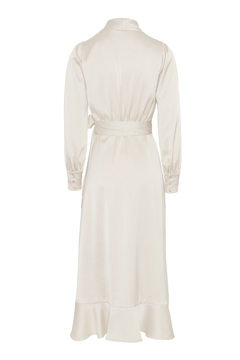 Iza Midi Kjole Champagne