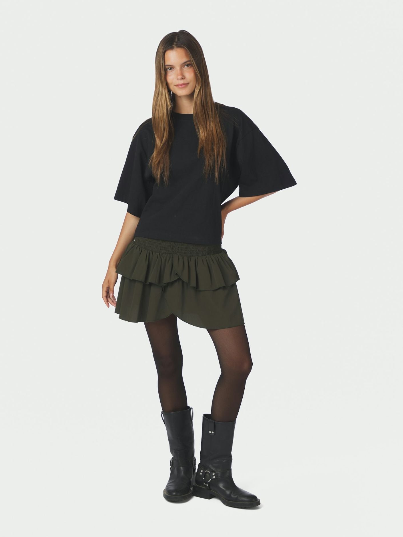 Carin R Skirt Army