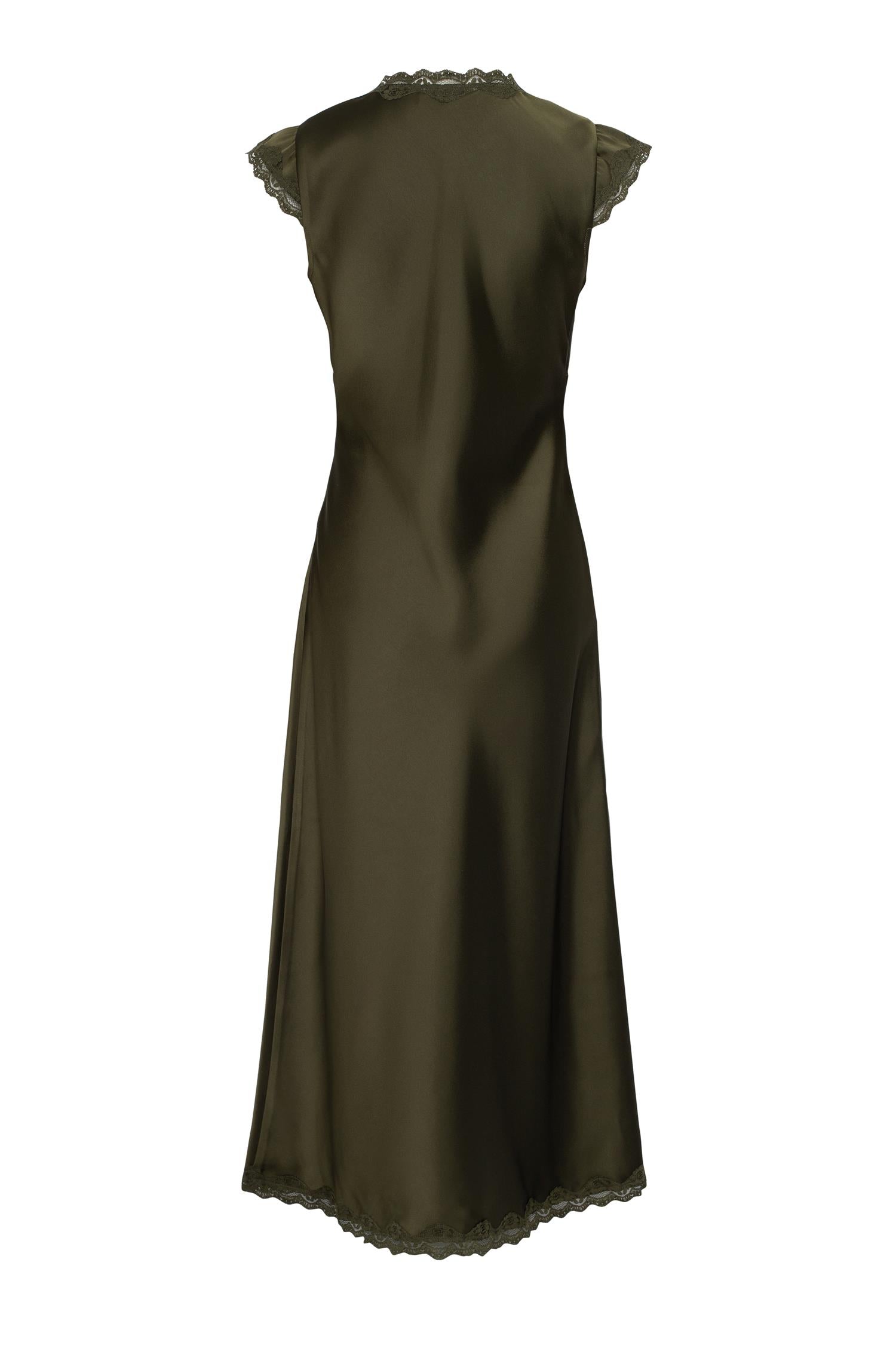 Zyla Midi Dress Khaki
